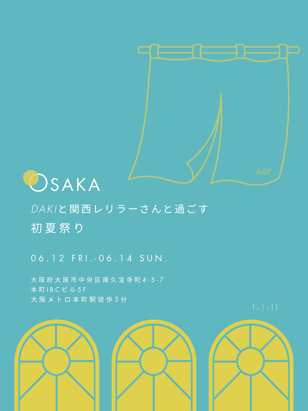 POP-UP SHOP |OSAKA DAKIと関西レリラーさんと過ごす初夏祭り
