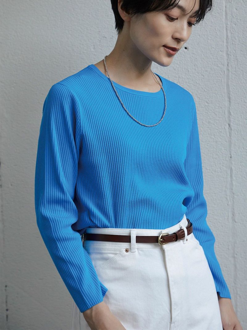 おためしレリル第2弾|ハイテクリブニット<8分袖>