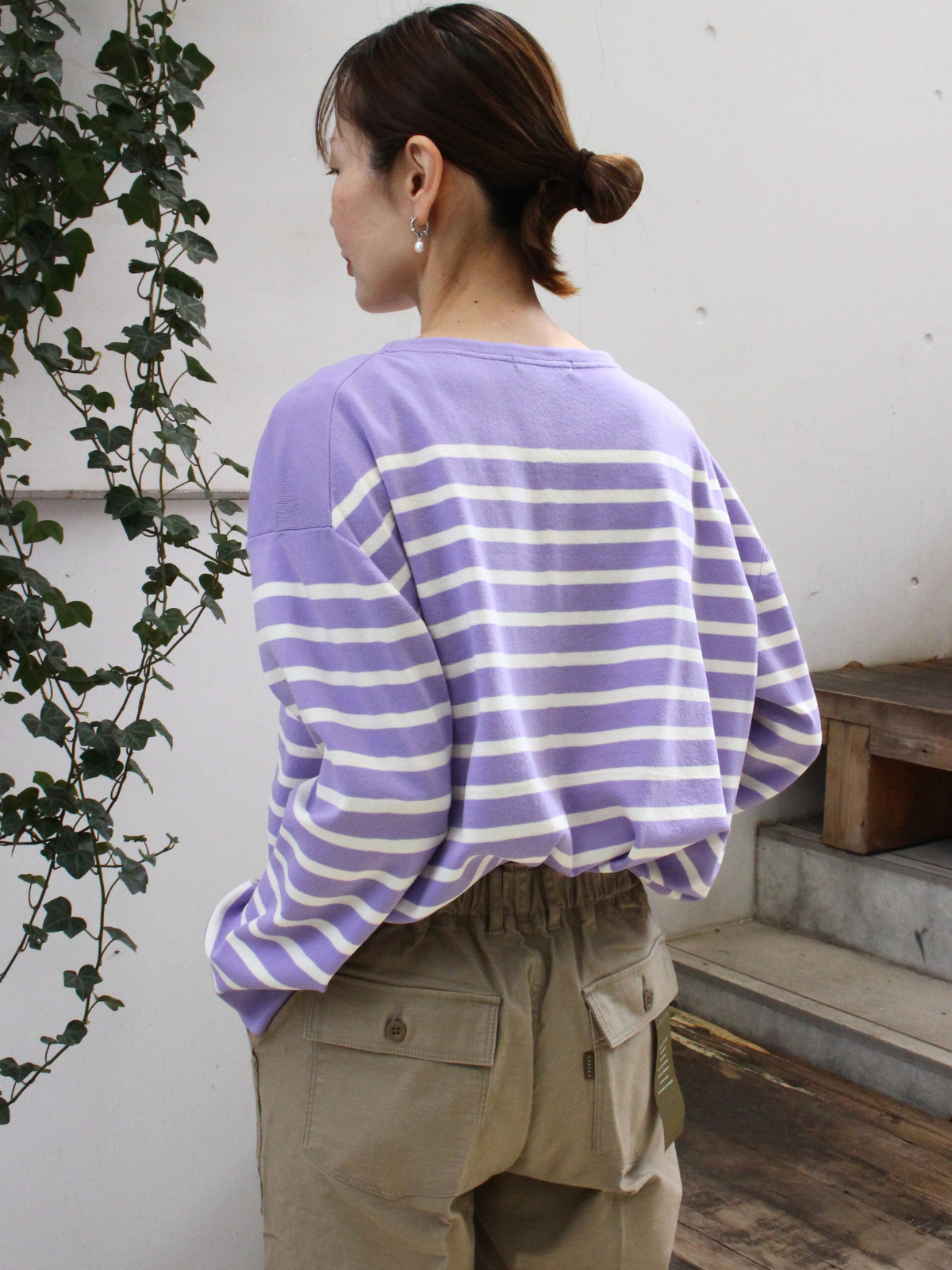 lelill レリル ハイテクボートネックニット(オーバーサイズ)