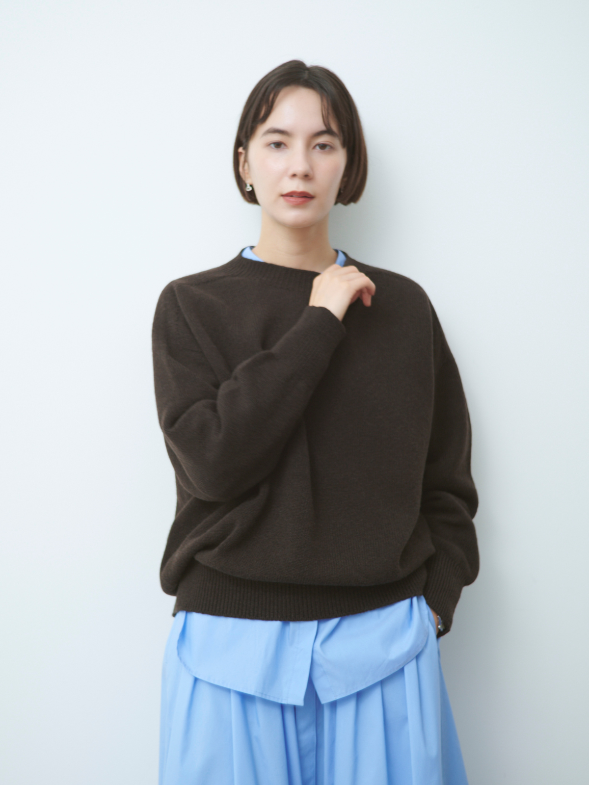 lelill レリル ホールガーメントラムプルオーバー