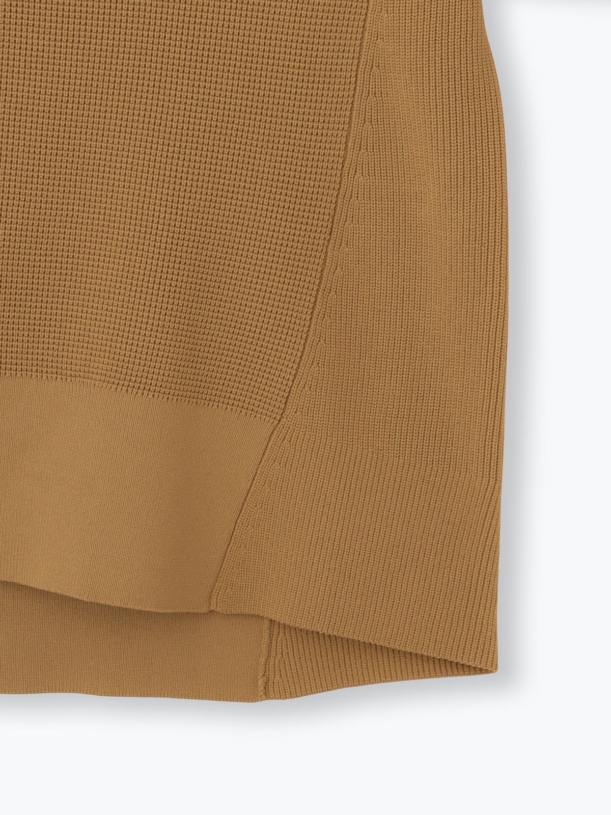 lelill レリル ハイテクAラインワッフルカーデ