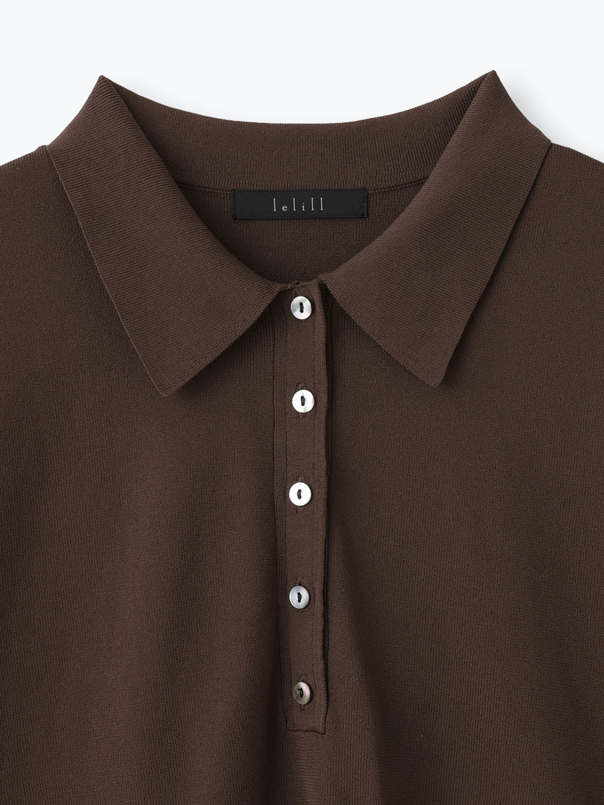 〈新色追加〉lelill レリル THE HIGHTECH KNIT POLO