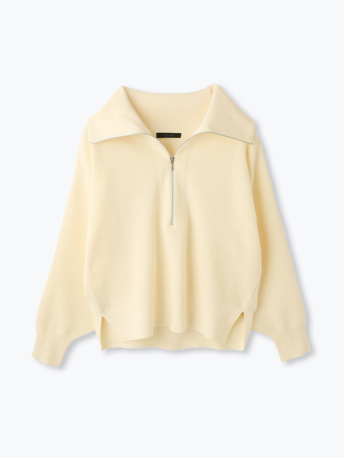 1009(どうぐ)POINT対象|【直営店限定】lelill レリル ハイテク ワッフルハーフZIPニット