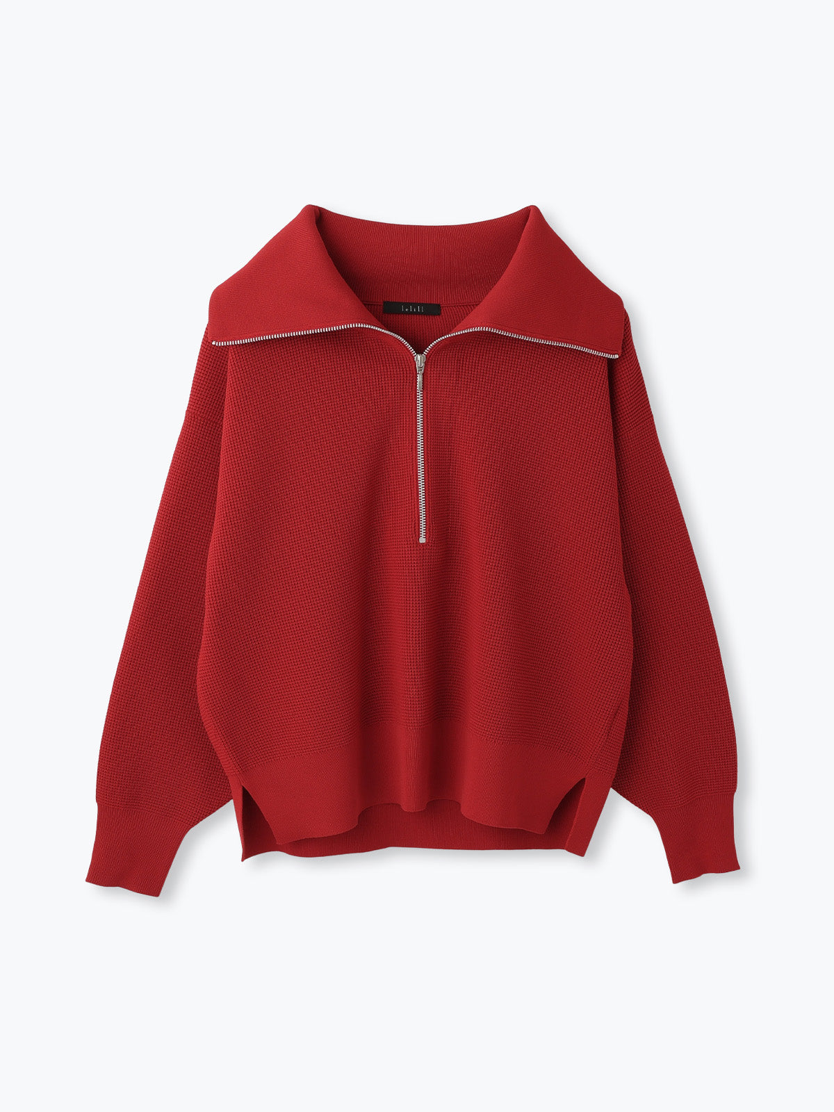 1009(どうぐ)POINT対象|【直営店限定】lelill レリル ハイテク ワッフルハーフZIPニット