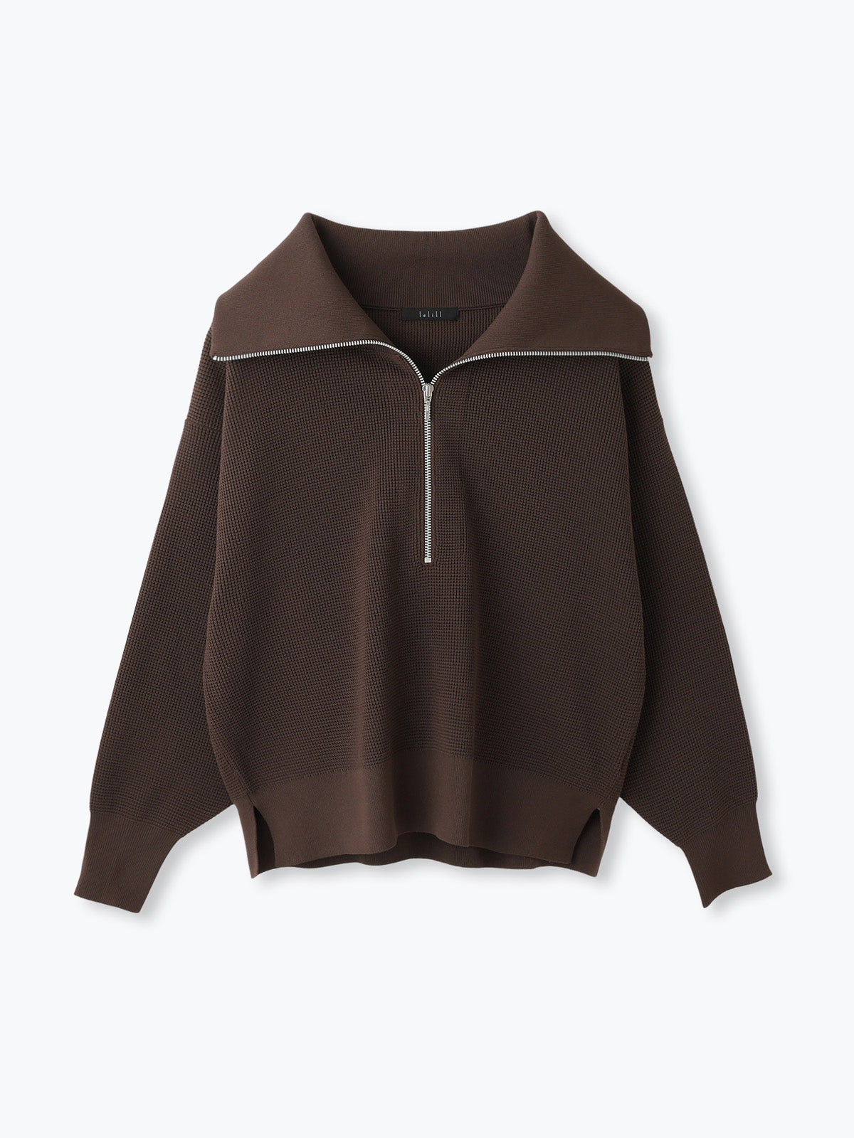 1009(どうぐ)POINT対象|【直営店限定】lelill レリル ハイテク ワッフルハーフZIPニット