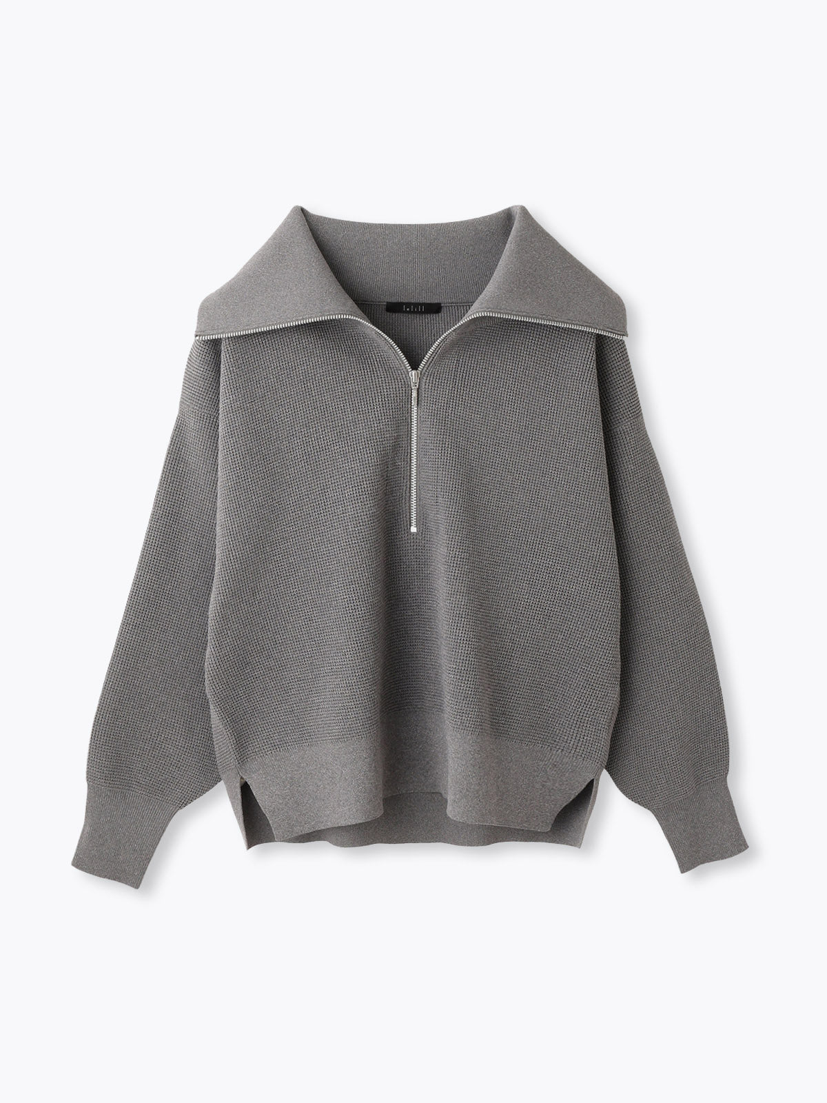 1009(どうぐ)POINT対象|【直営店限定】lelill レリル ハイテク ワッフルハーフZIPニット