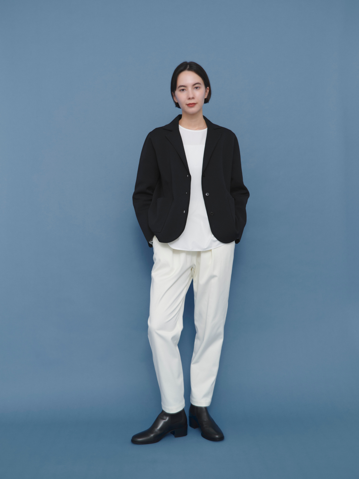 【Wポイント】lelill レリル THE BASIC BLOUSE 4.0