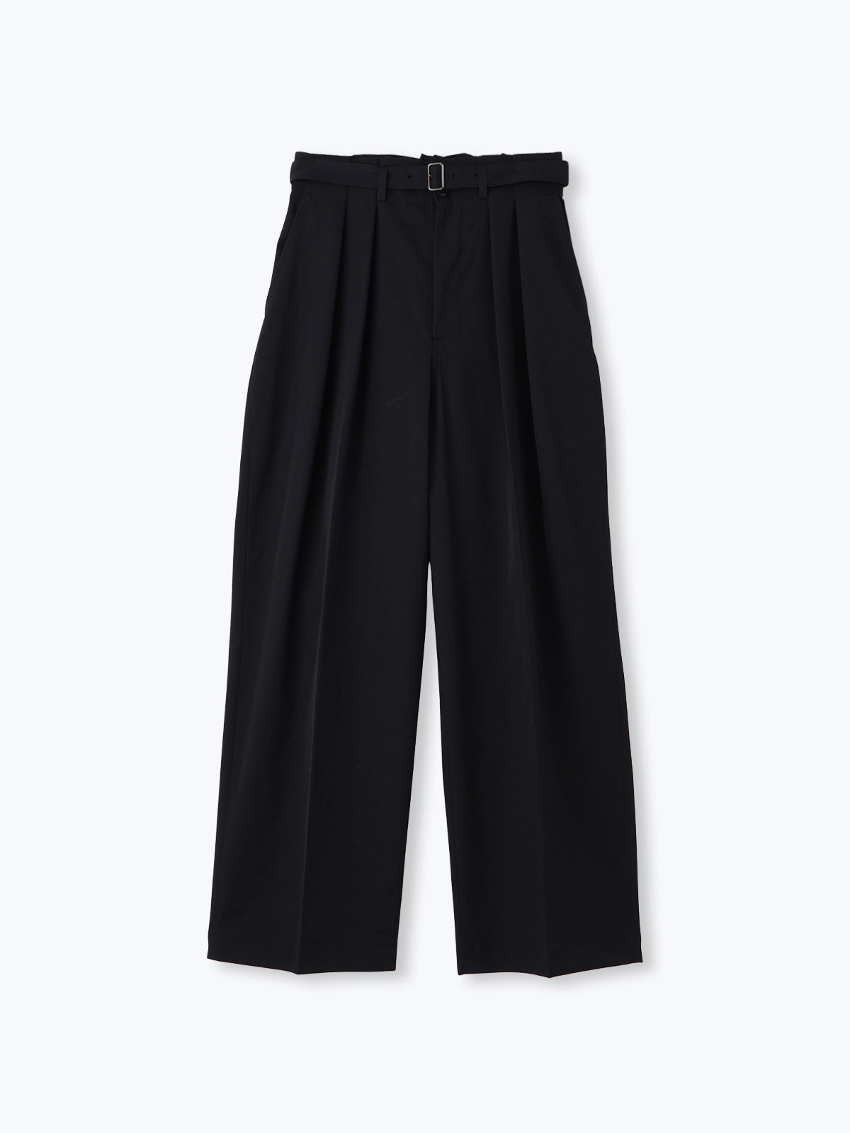 lelill レリル 日本製 ベルテッドワイドパンツ 2.0