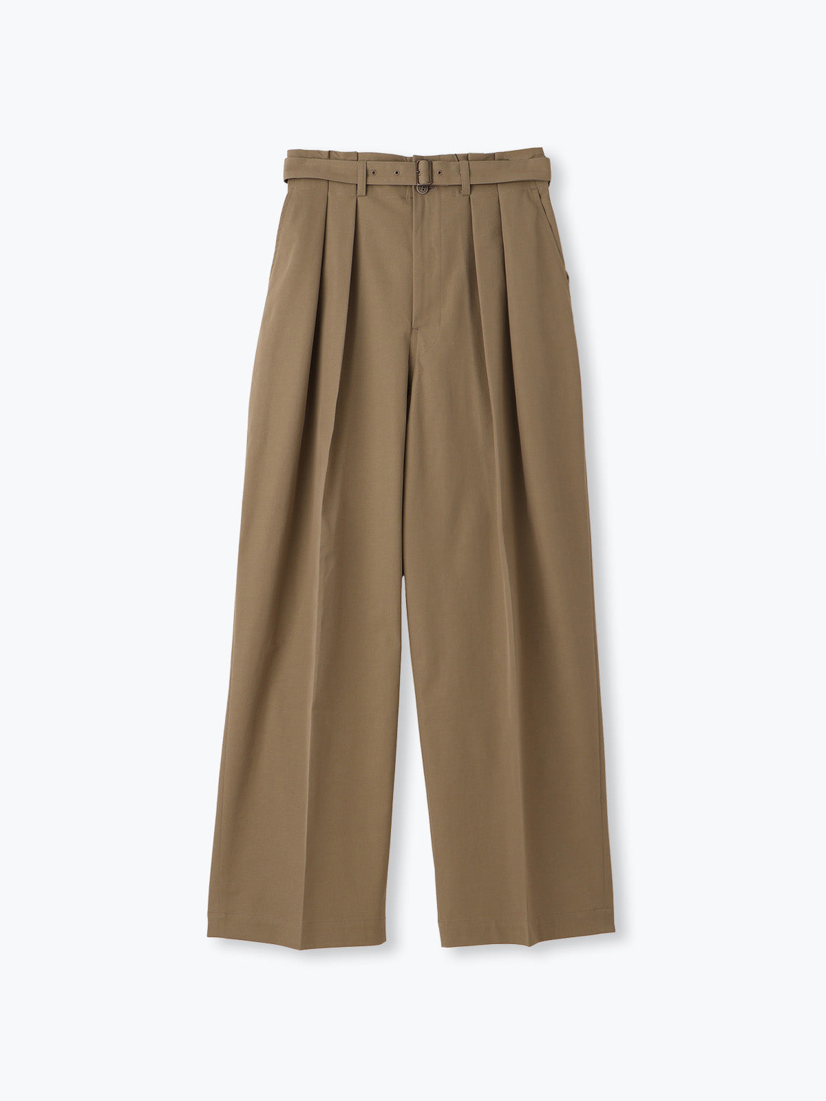 lelill レリル 日本製 ベルテッドワイドパンツ 2.0