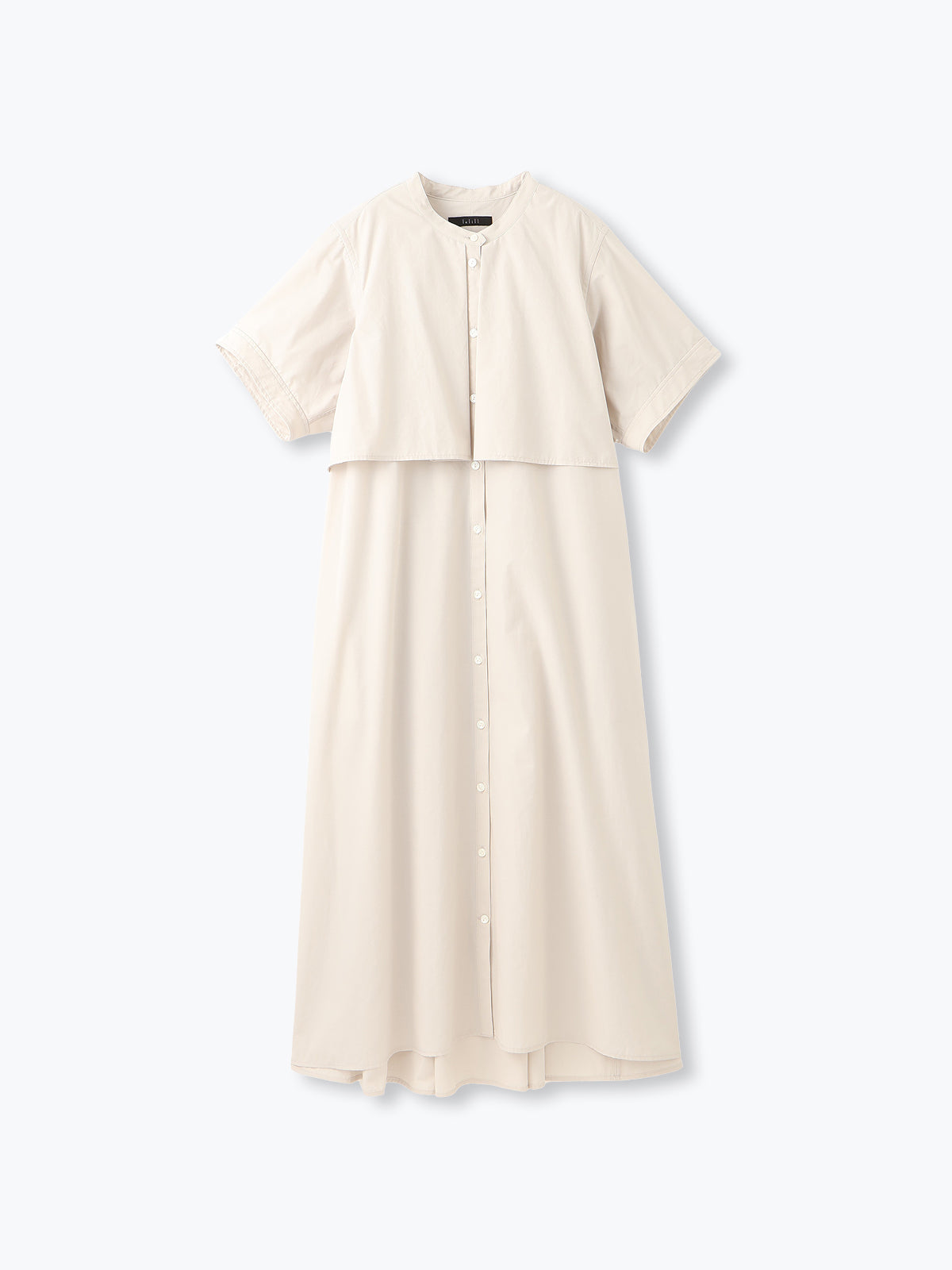 lelill レリル バックタックフラップワンピース