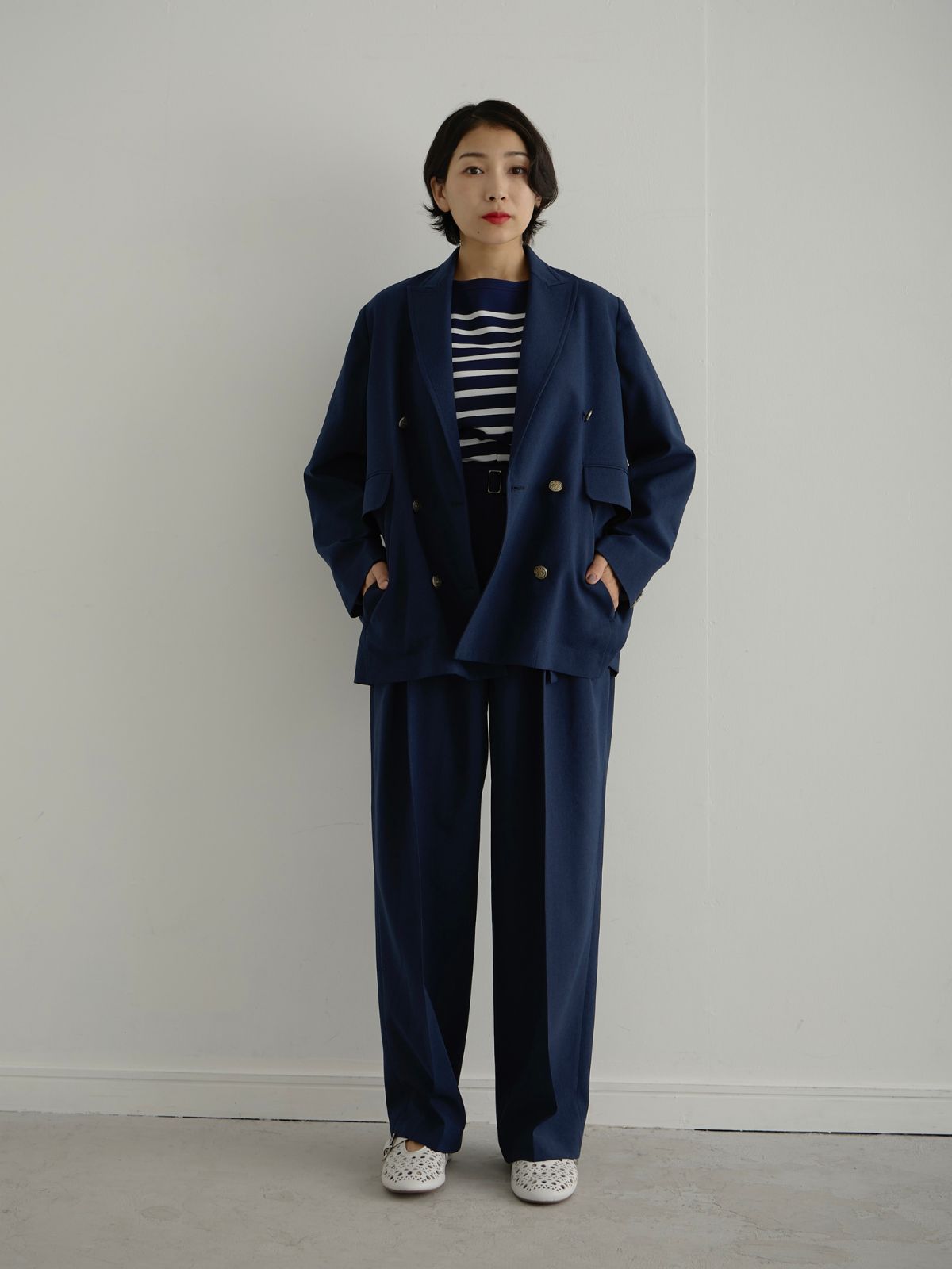 lelill レリル トロピカルベルテッドパンツ