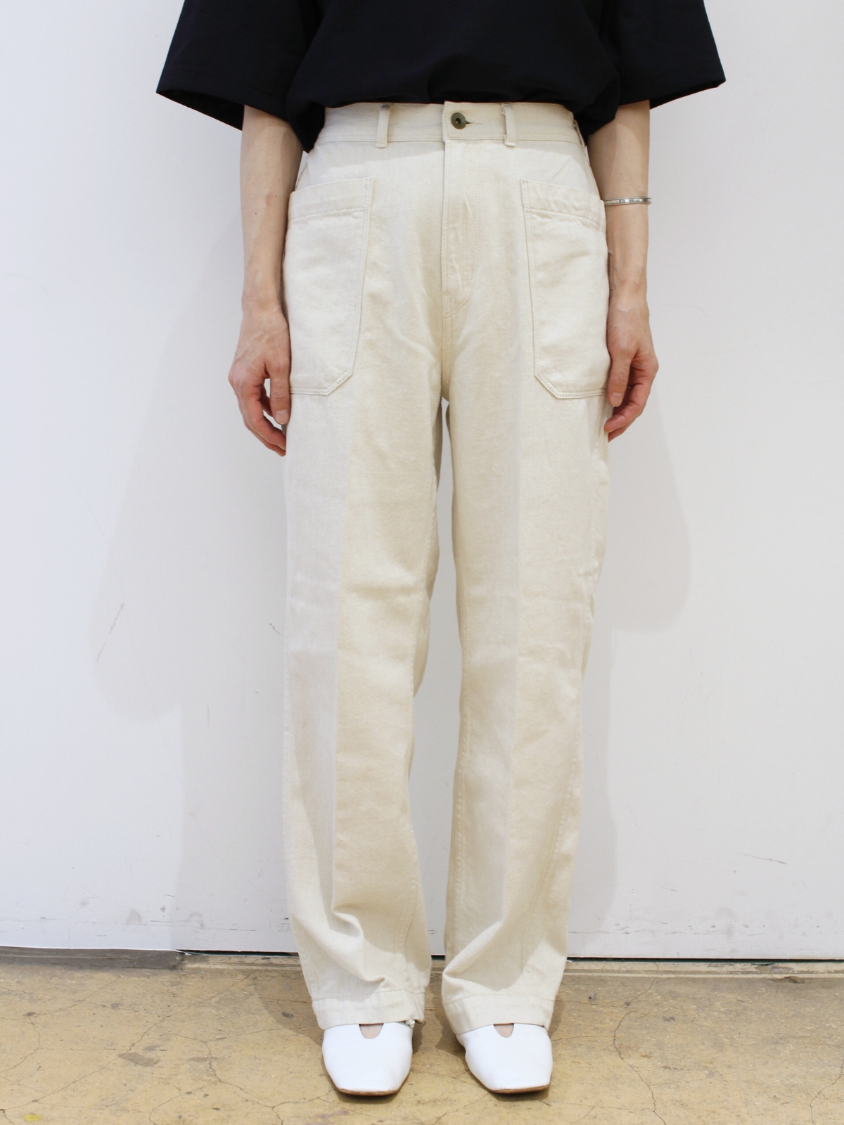 lelill レリル イージーランチパンツ cotton/linen