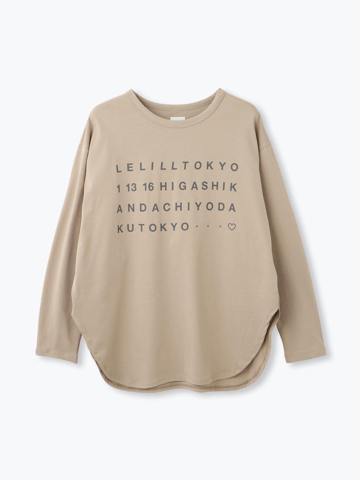 lelill レリル BASIC L/S プリントT③
