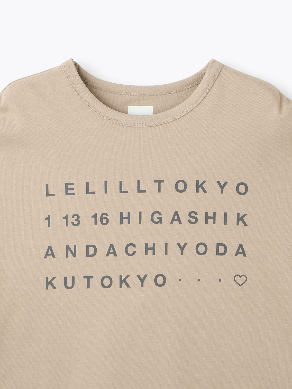 lelill レリル BASIC L/S プリントT③