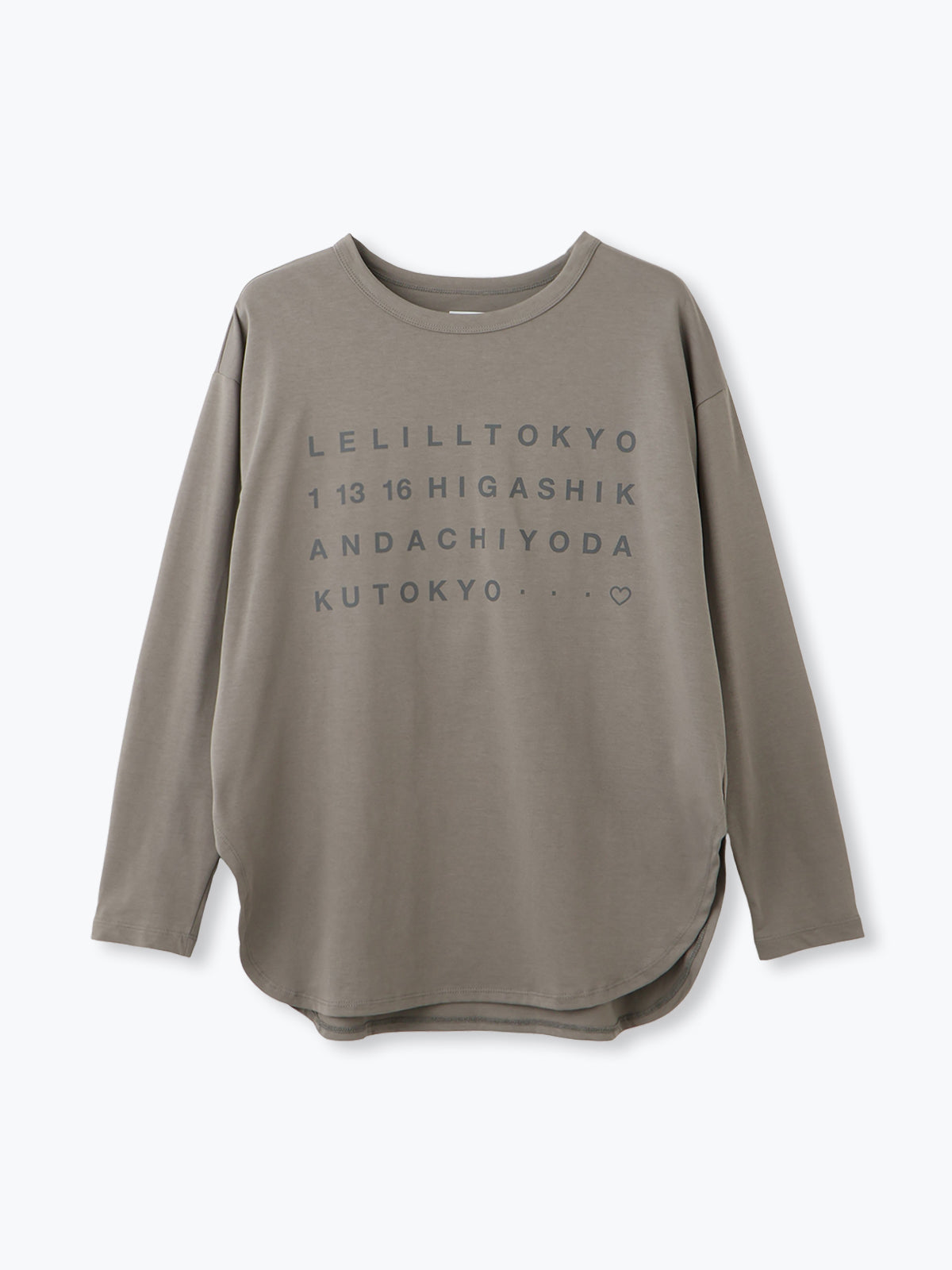 lelill レリル BASIC L/S プリントT③