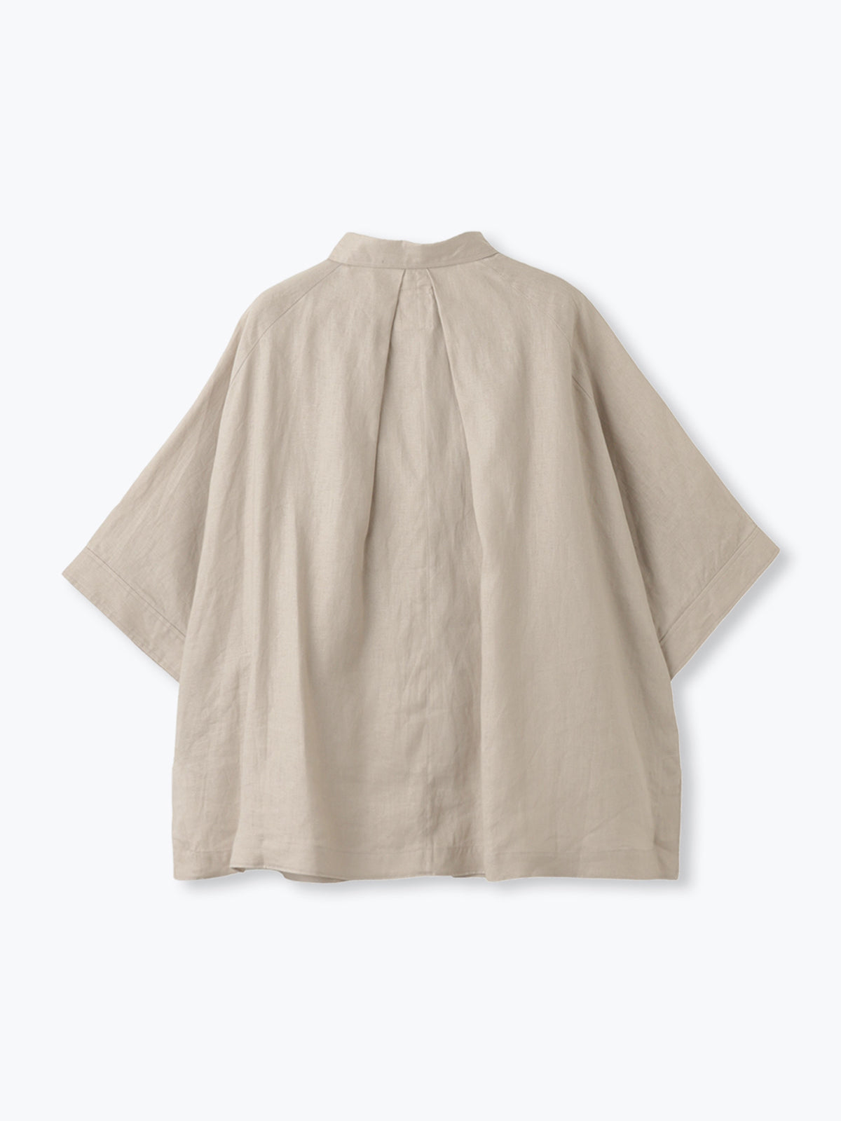 lelill レリル リネンタックワイドシャツ