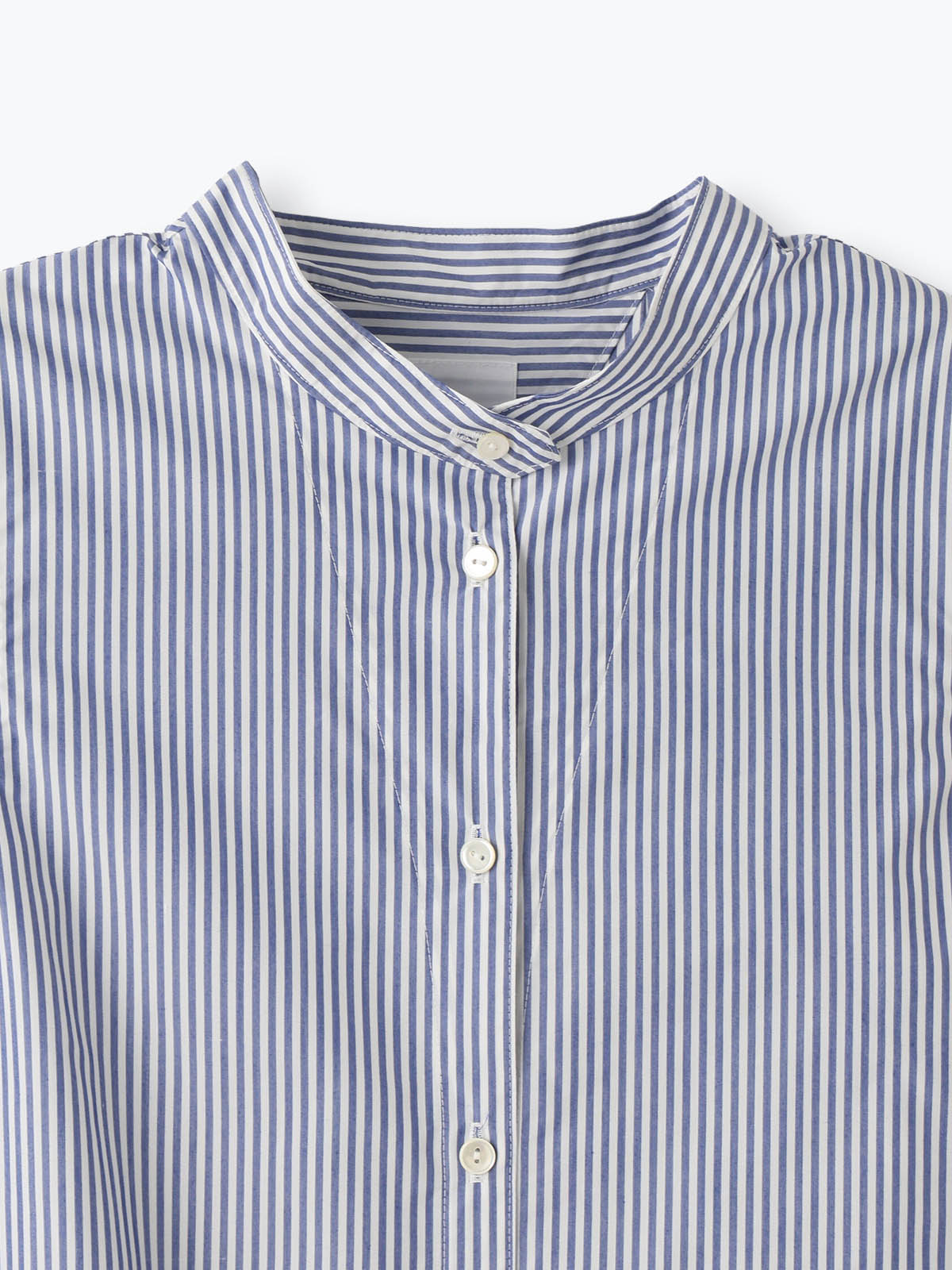 1009(どうぐ)POINT対象|【直営店限定】lelill レリル オーガニックタイプライターフレアーシャツ