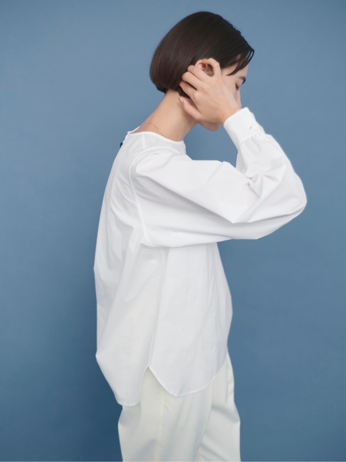 【Wポイント】lelill レリル THE BASIC BLOUSE 4.0