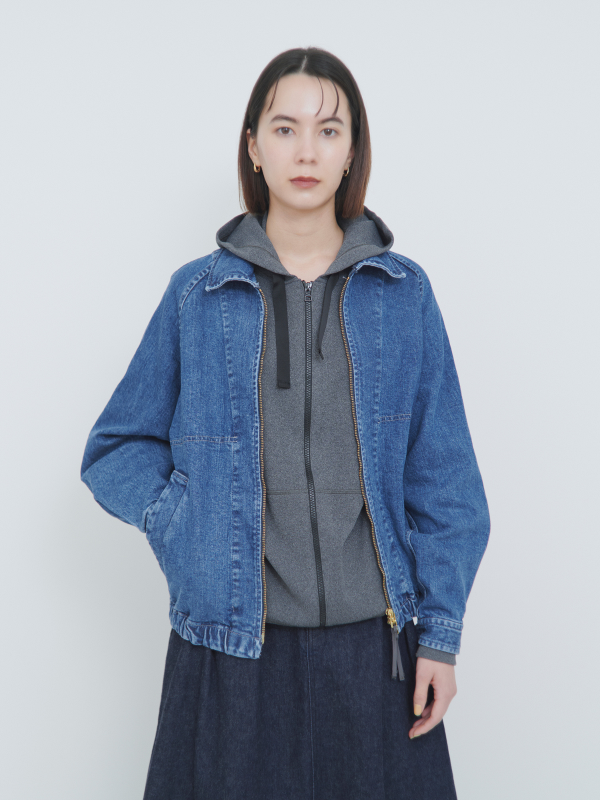 lelill レリル バックタックドリズラージャケット