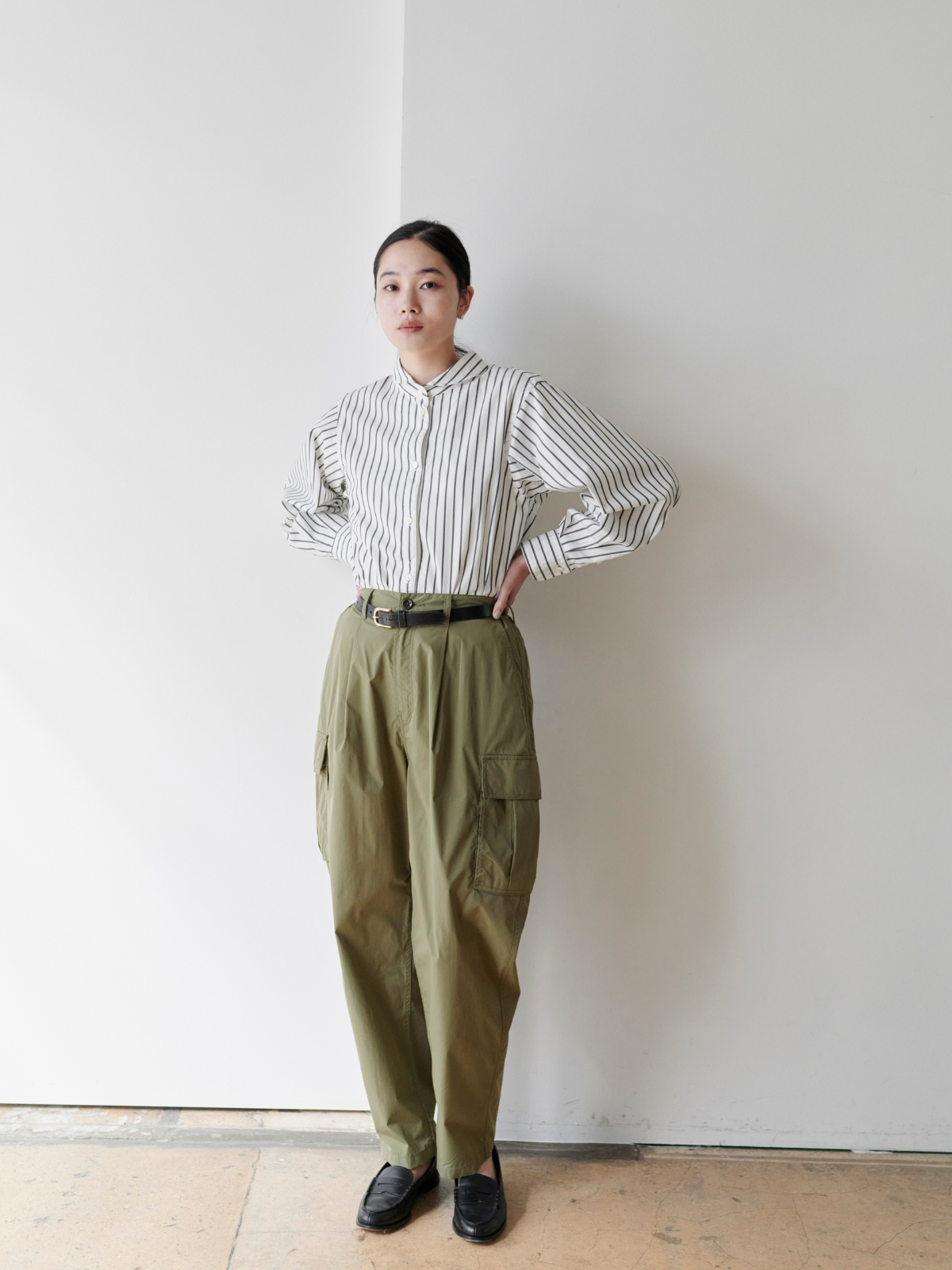 lelill レリル ピマソロ トラスタックバックオープンシャツ