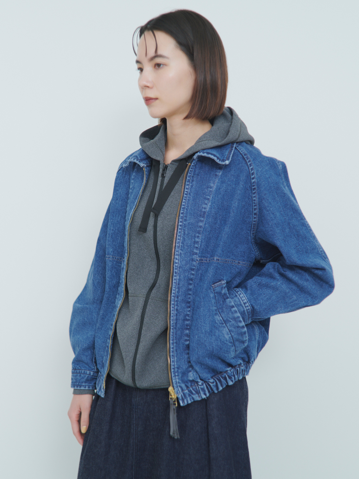 lelill レリル バックタックドリズラージャケット