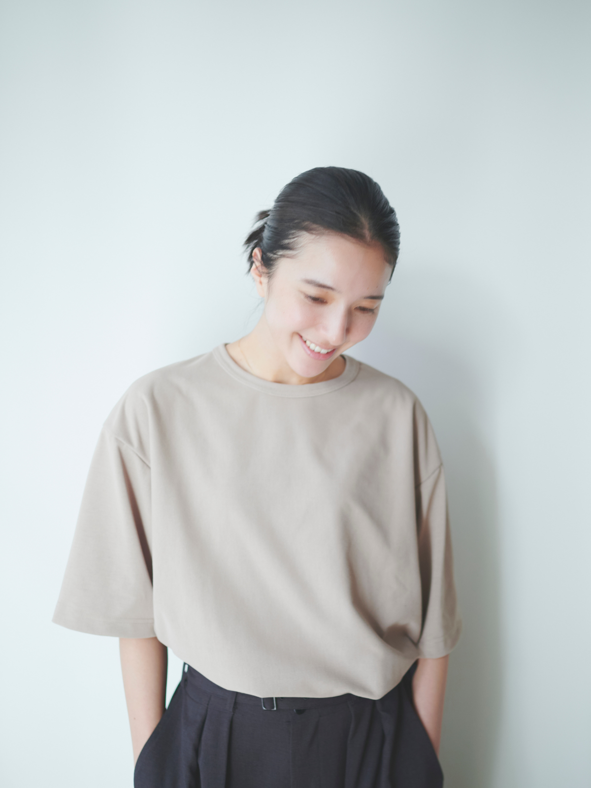 lelill レリル  【日本製】THE ハイテク BASIC T(オーバーサイズ)