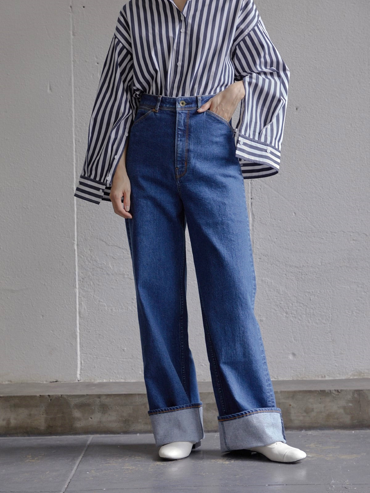 おためしレリル第2弾|パイプドストレートパンツ(1)