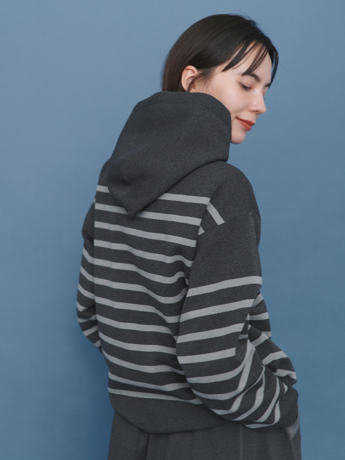 【Wポイント】lelill レリル ハイテクボーダーフーディ(レギュラーシルエット)