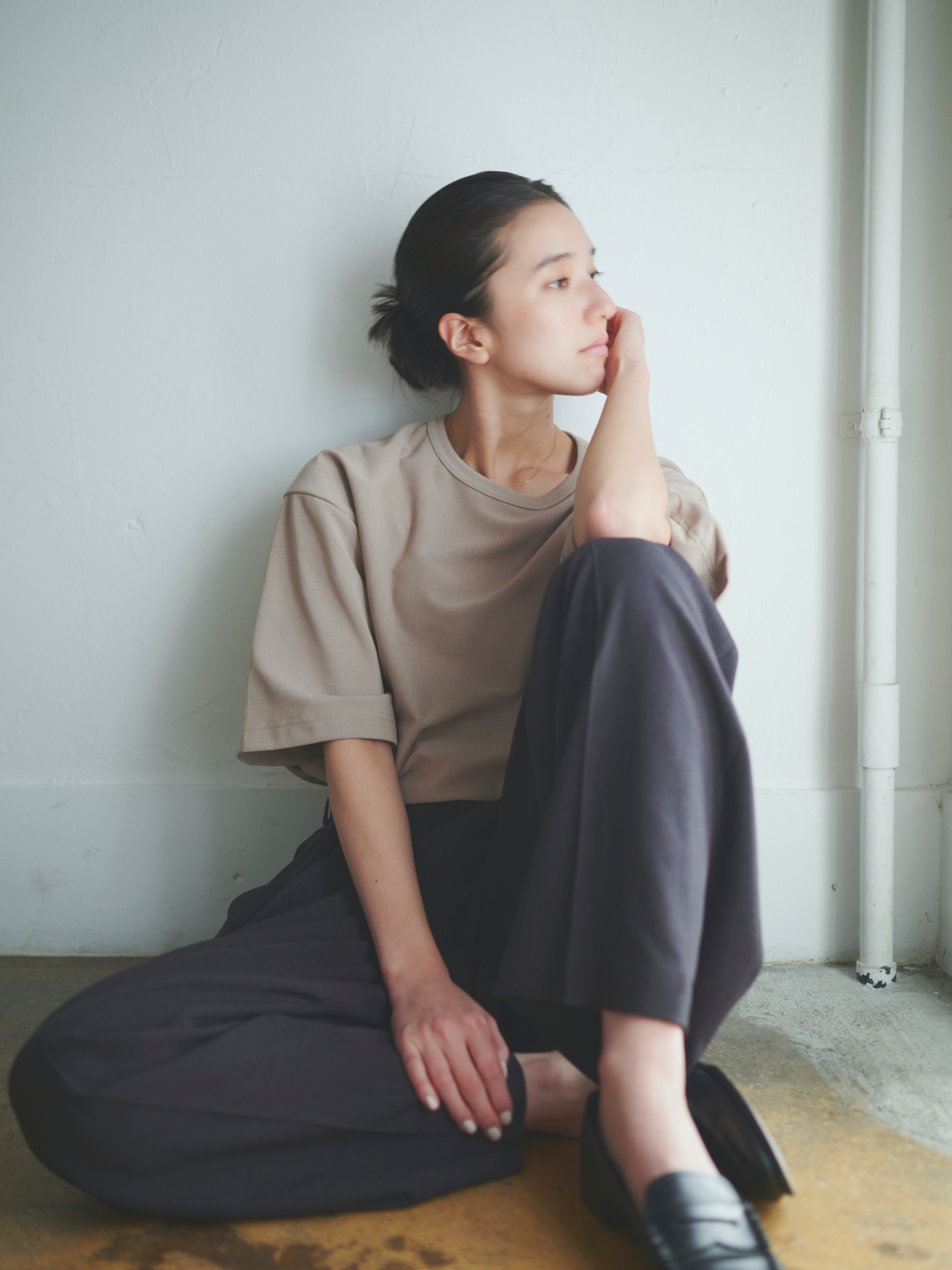 lelill レリル 【日本製】THE ハイテク BASIC T(オーバーサイズ)