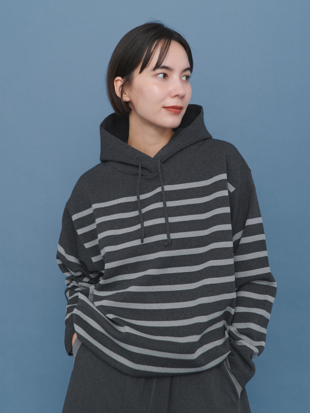 【Wポイント】lelill レリル ハイテクボーダーフーディ(レギュラーシルエット)