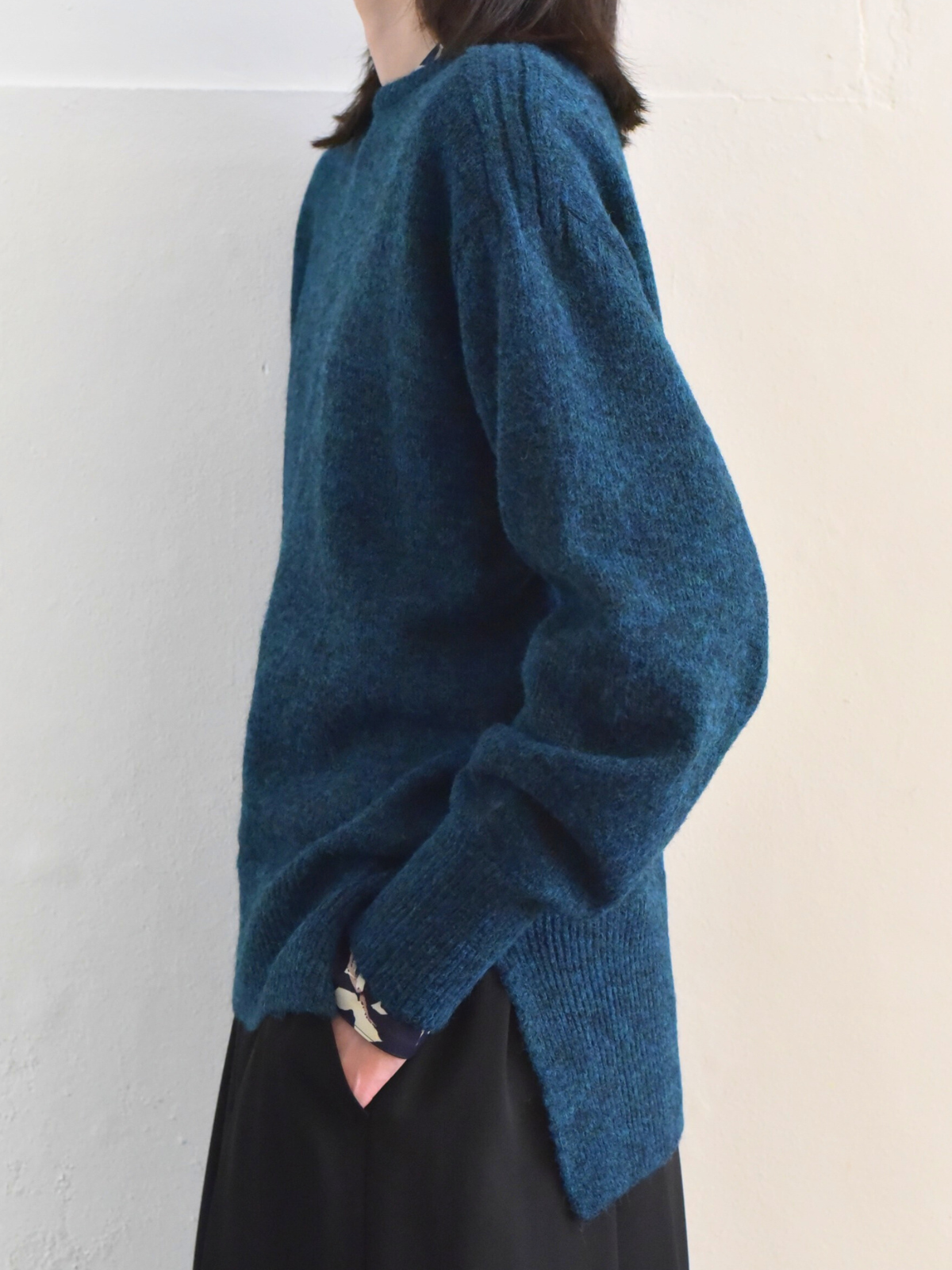 lelill レリル メランジミックスプルオーバー