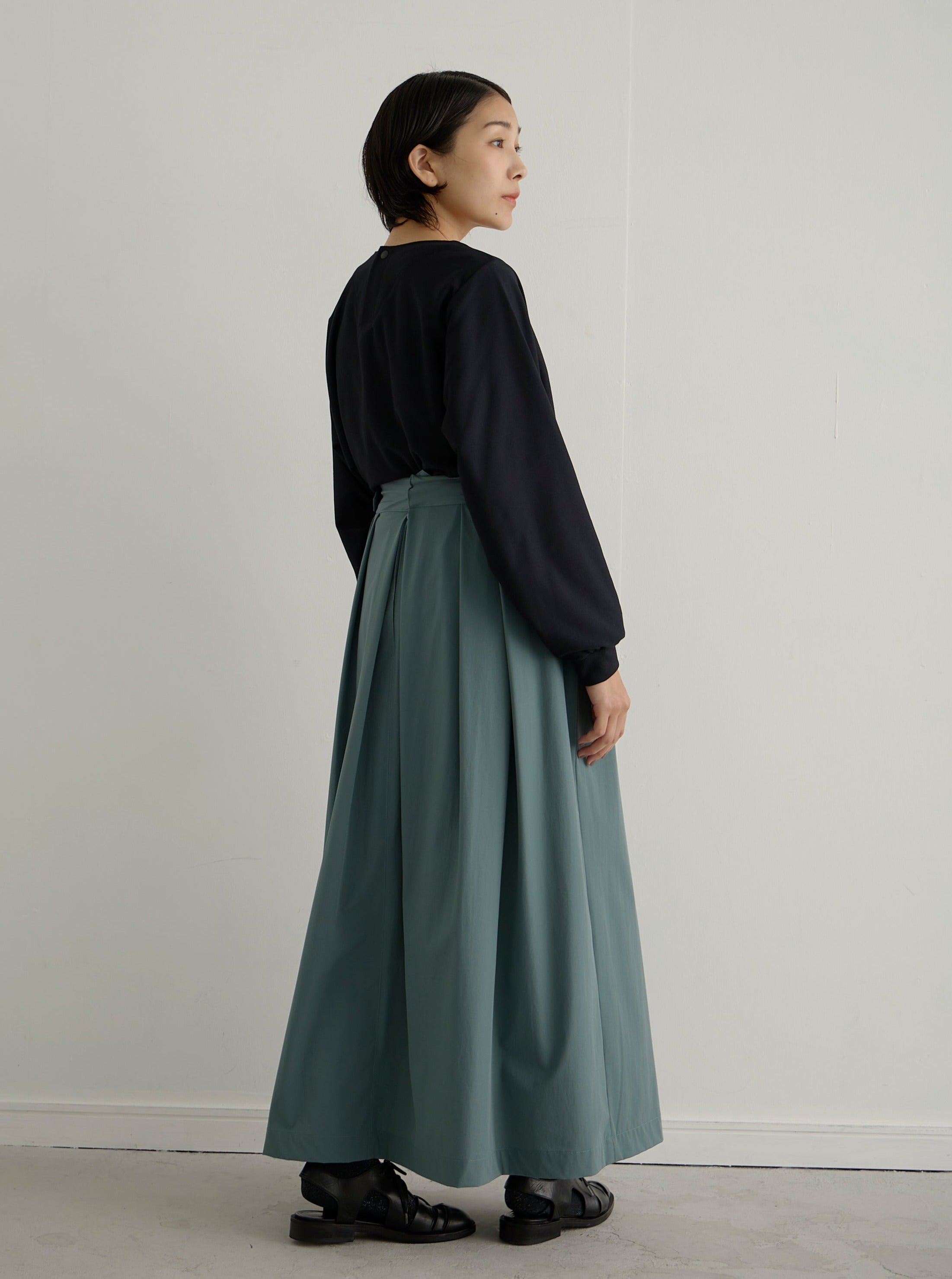 lelill レリル ベルテッドフレアスカート