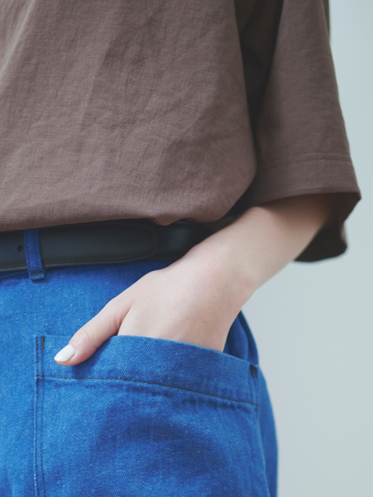 lelill レリル【日本製】THE BASIC H/S BLOUSE