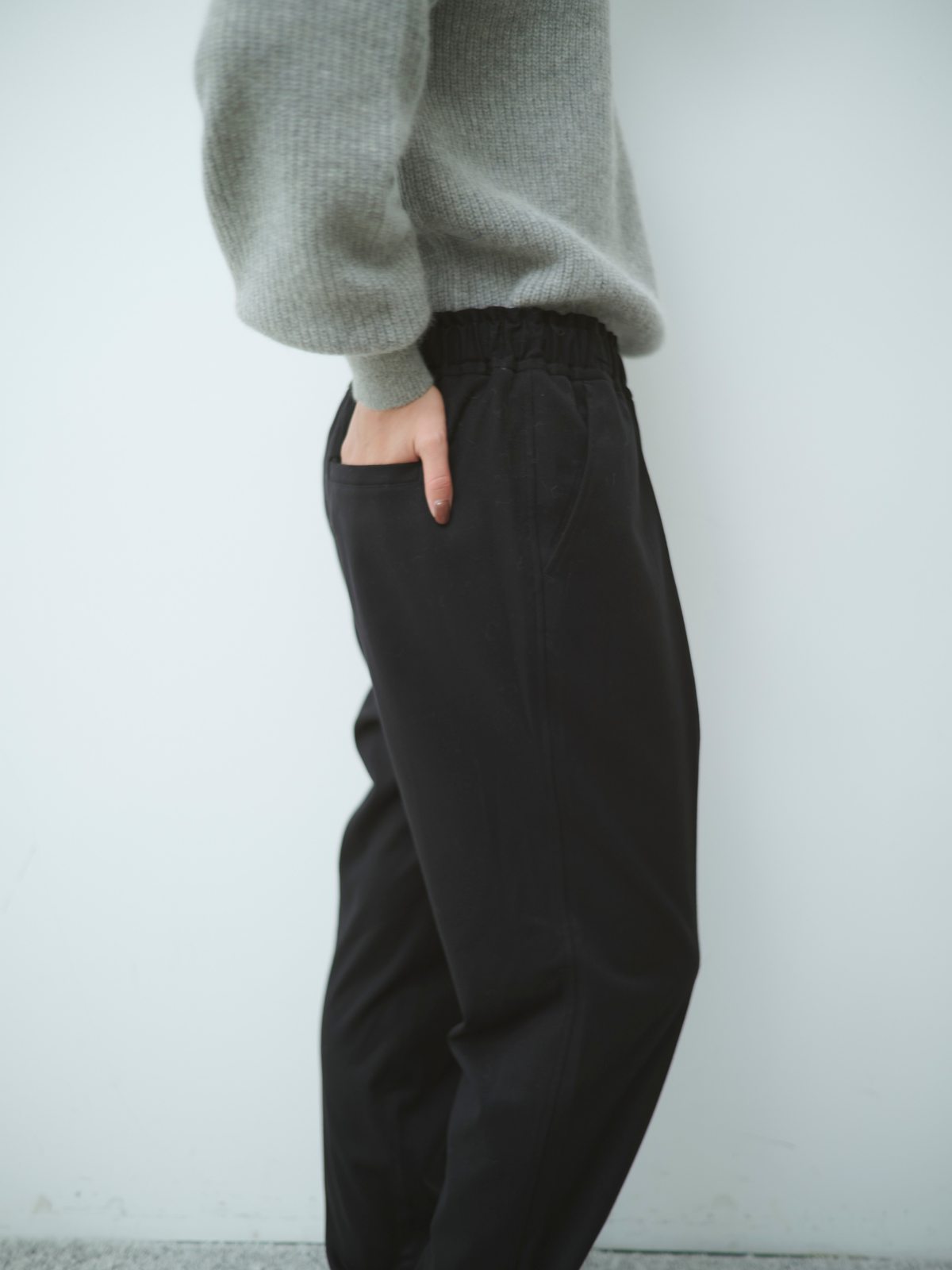 lelill レリル イージータックテーパードパンツ