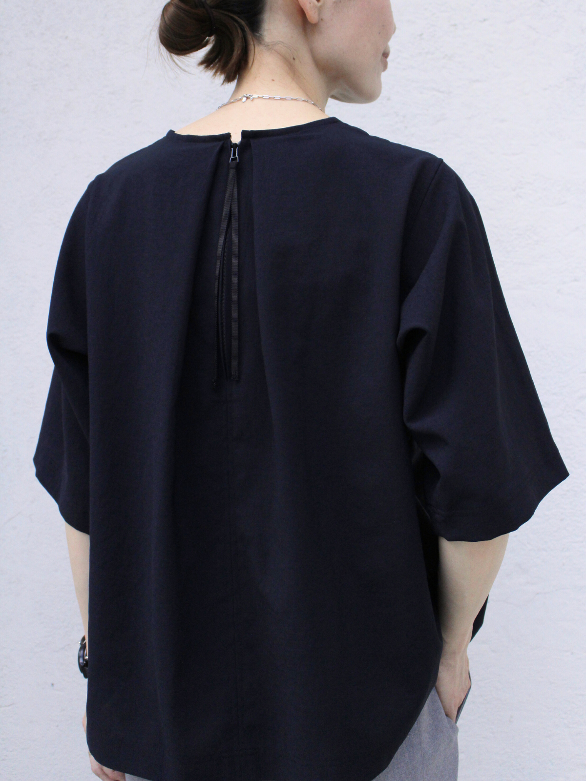 lelill レリル【日本製】THE BASIC H/S BLOUSE