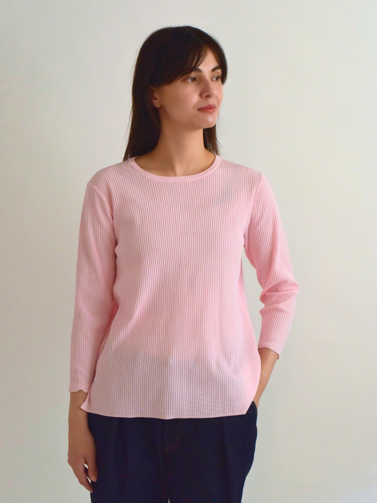 おためしレリル第2弾|8分袖ハイテクリブニット