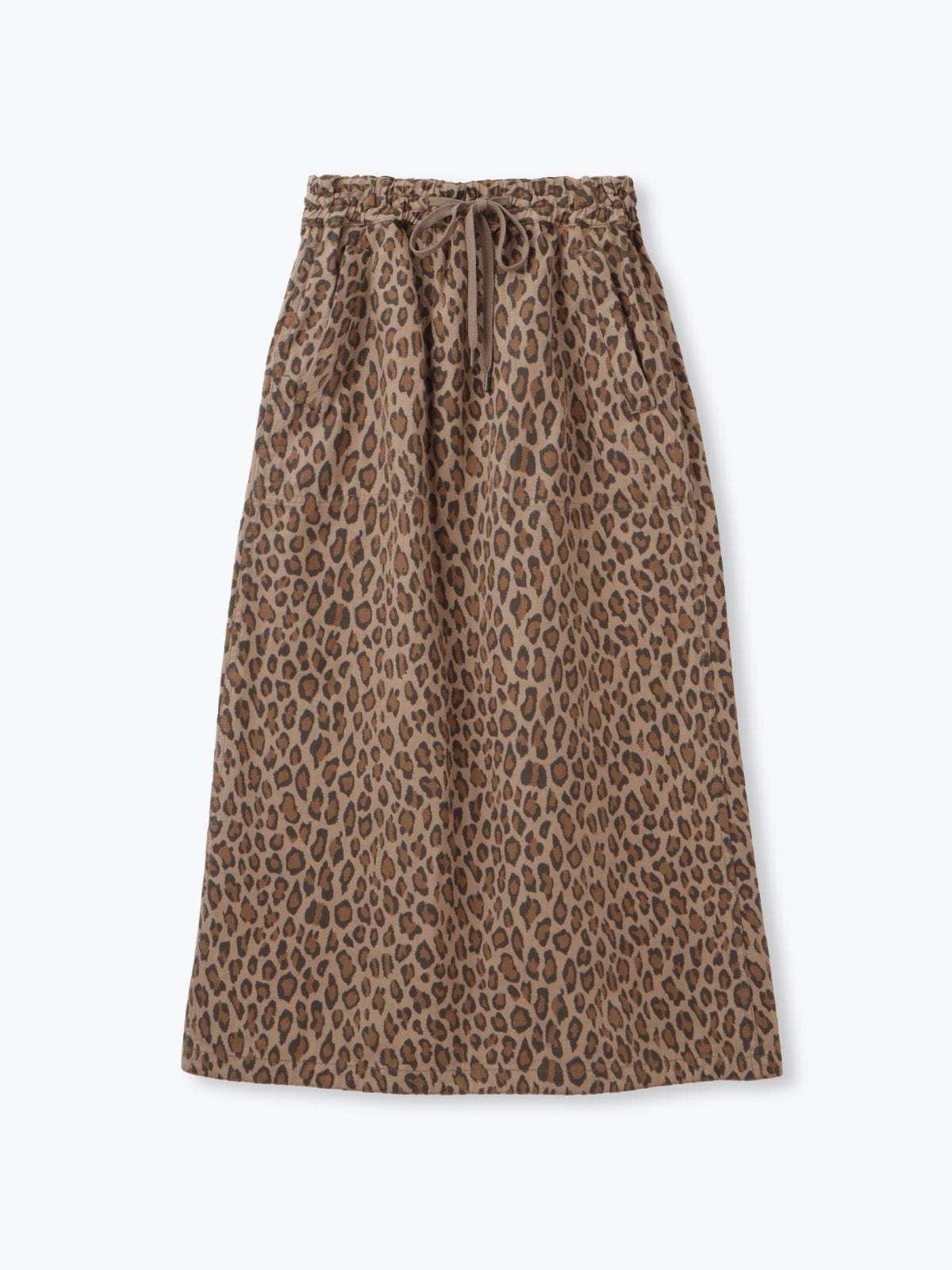 lelill レリル 両面リバーシブル レオパード柄+迷彩 Aラインスカート