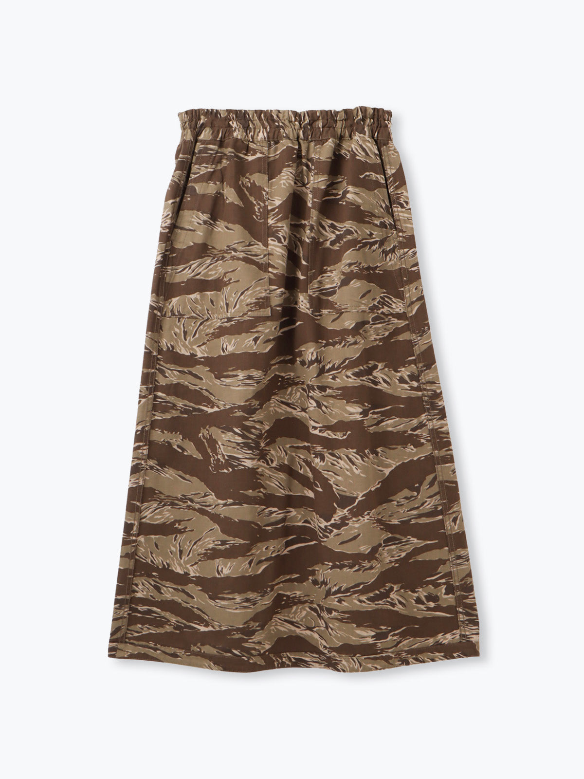 lelill レリル 両面リバーシブル レオパード柄+迷彩 Aラインスカート