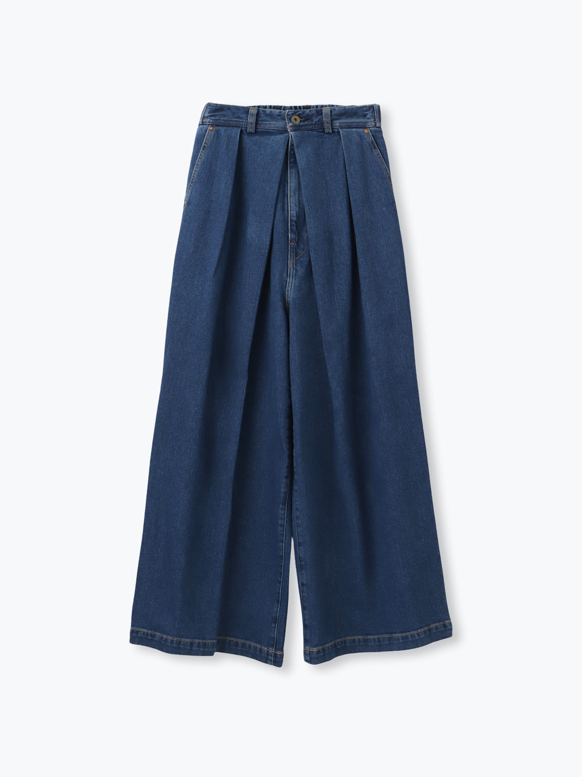 lelill レリル タックワイドデニム