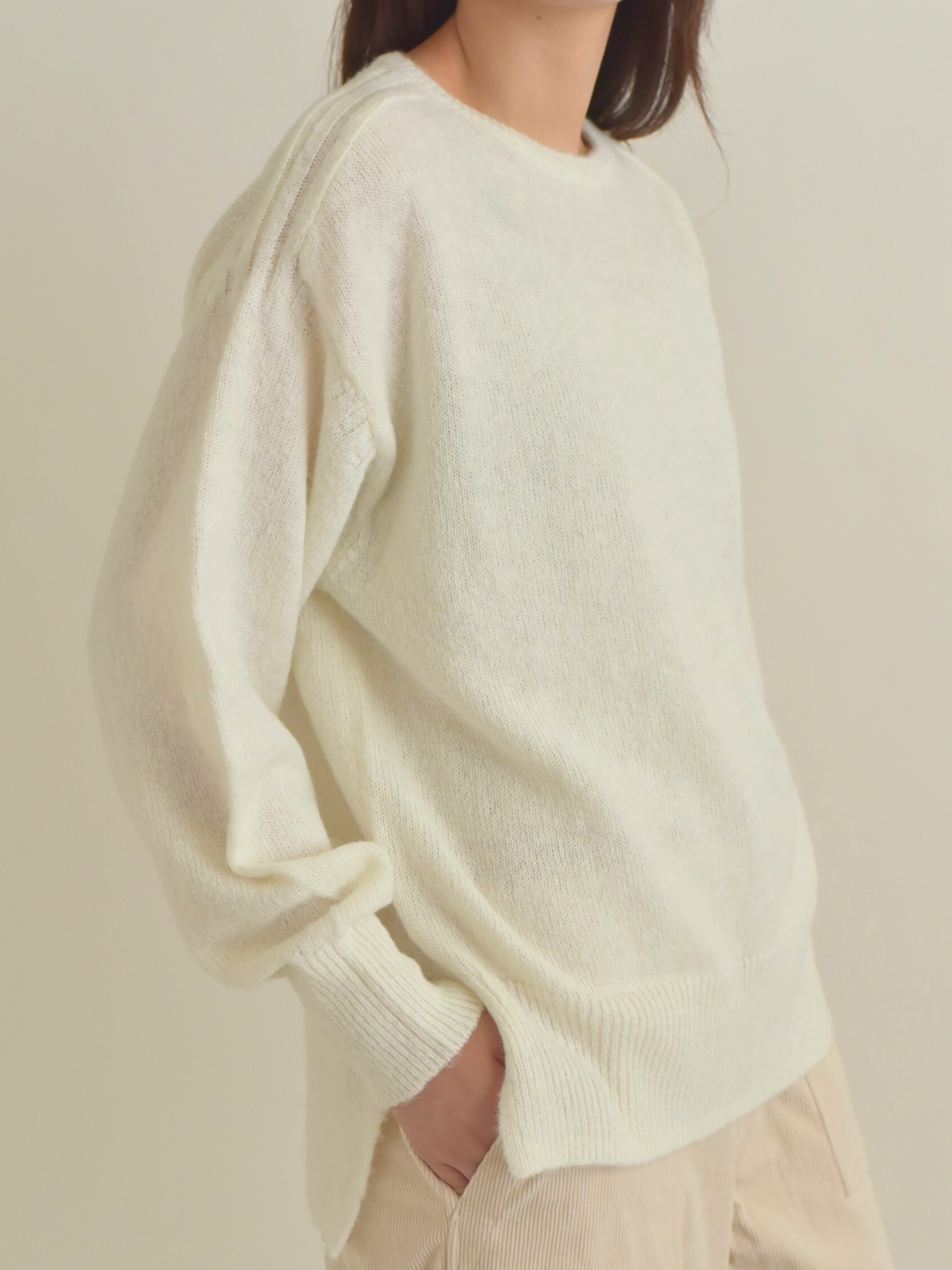 lelill レリル メランジミックスプルオーバー