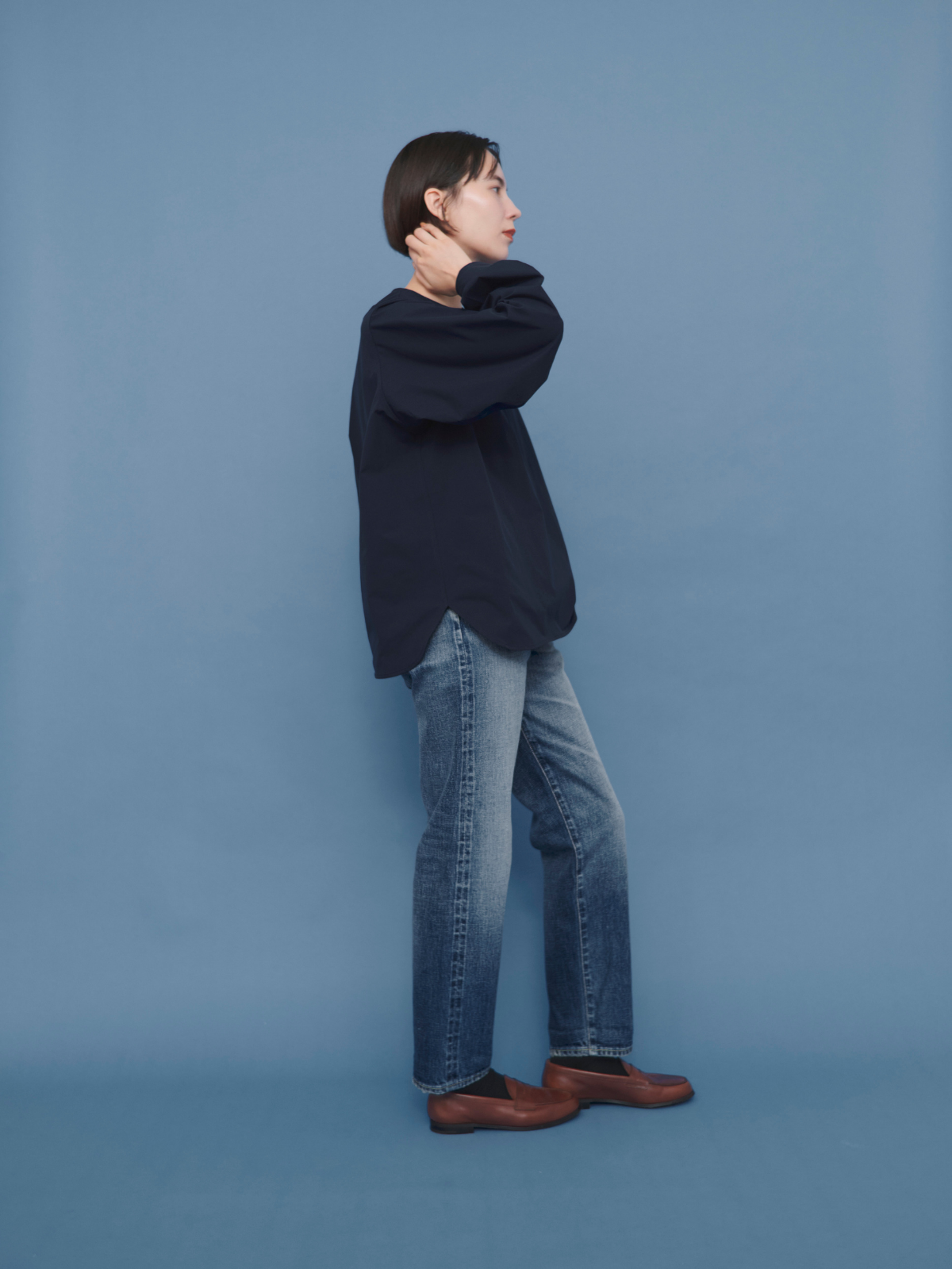 【Wポイント】lelill レリル THE BASIC BLOUSE 4.0