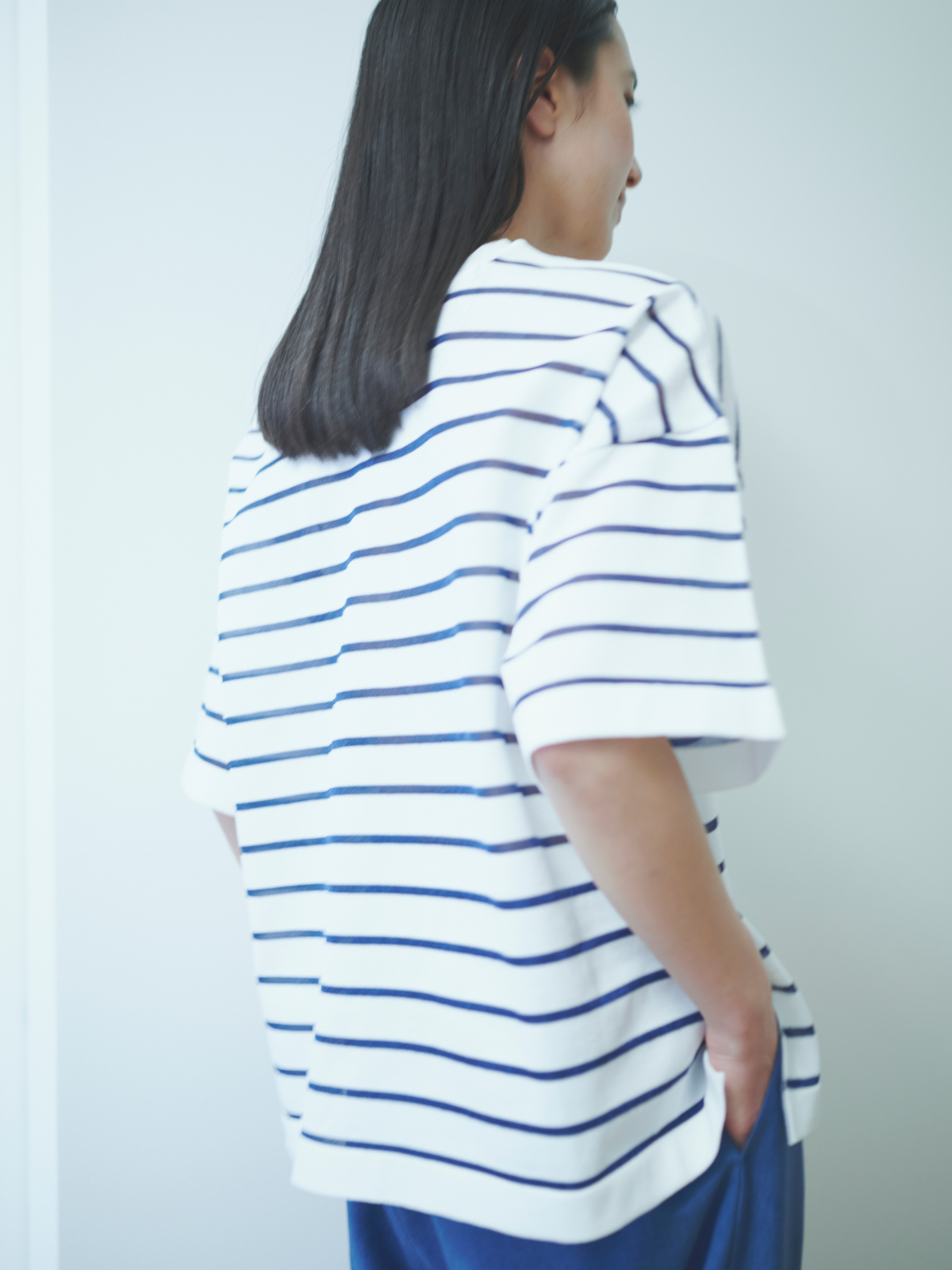 lelill レリル 2WAY WIND THROUGH ボーダーニット