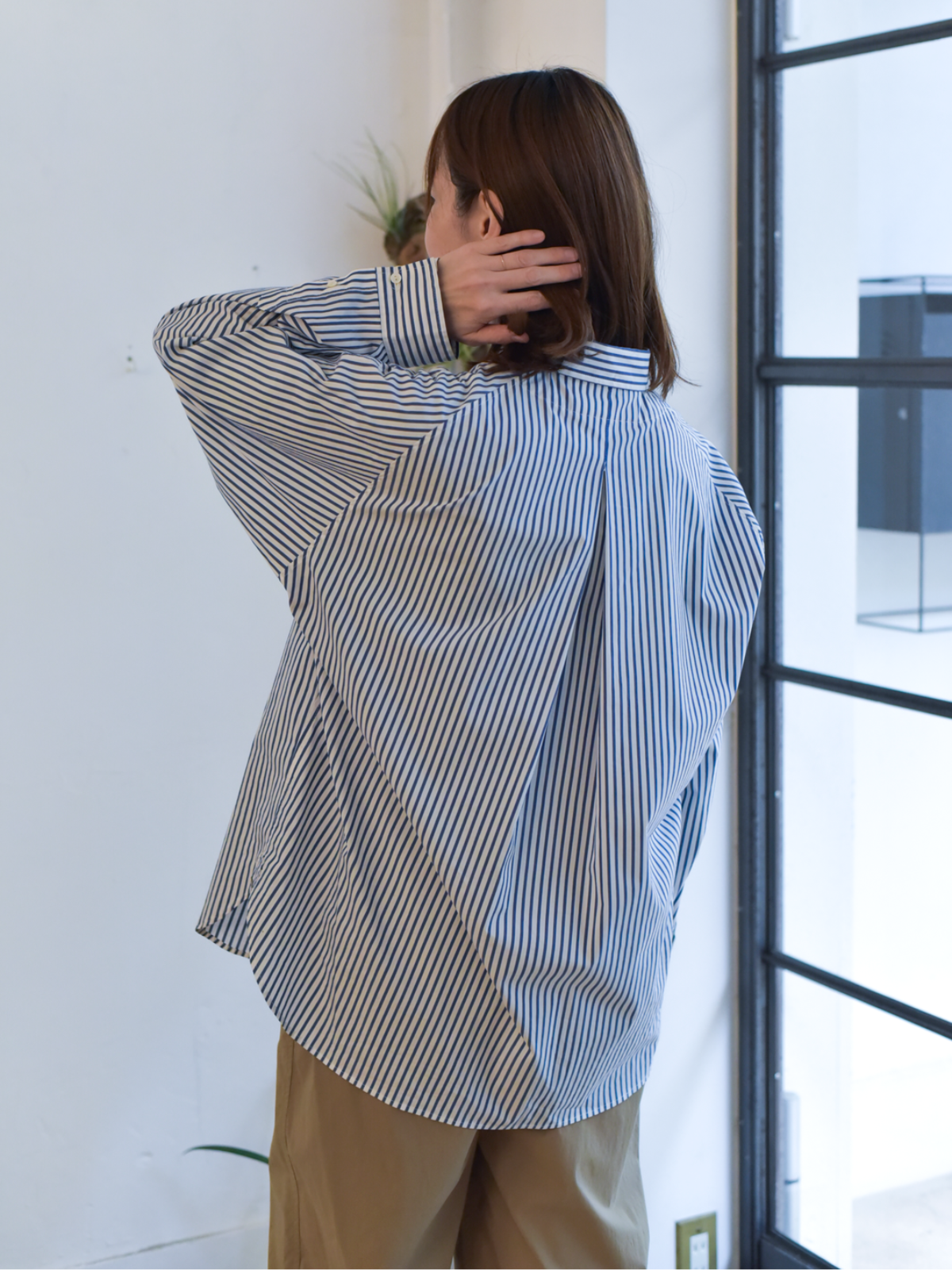 lelill レリル ピマソロ スプリットワイドシャツ