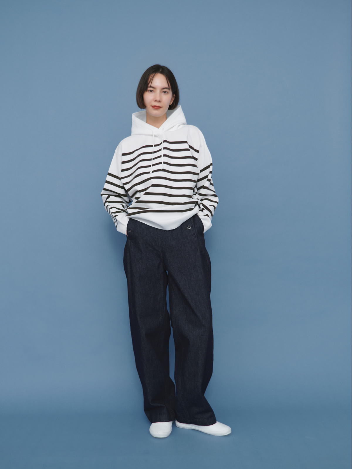 【Wポイント】lelill レリル ハイテクボーダーフーディ(レギュラーシルエット)