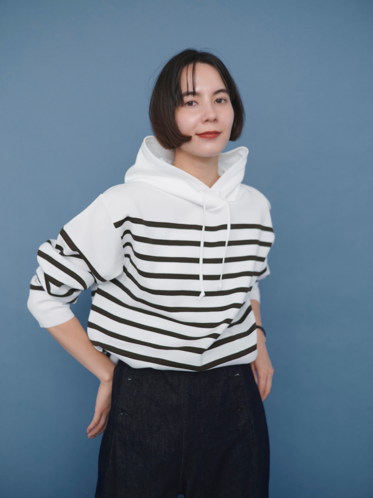 lelill レリル ハイテクボーダーフーディ(レギュラーシルエット)