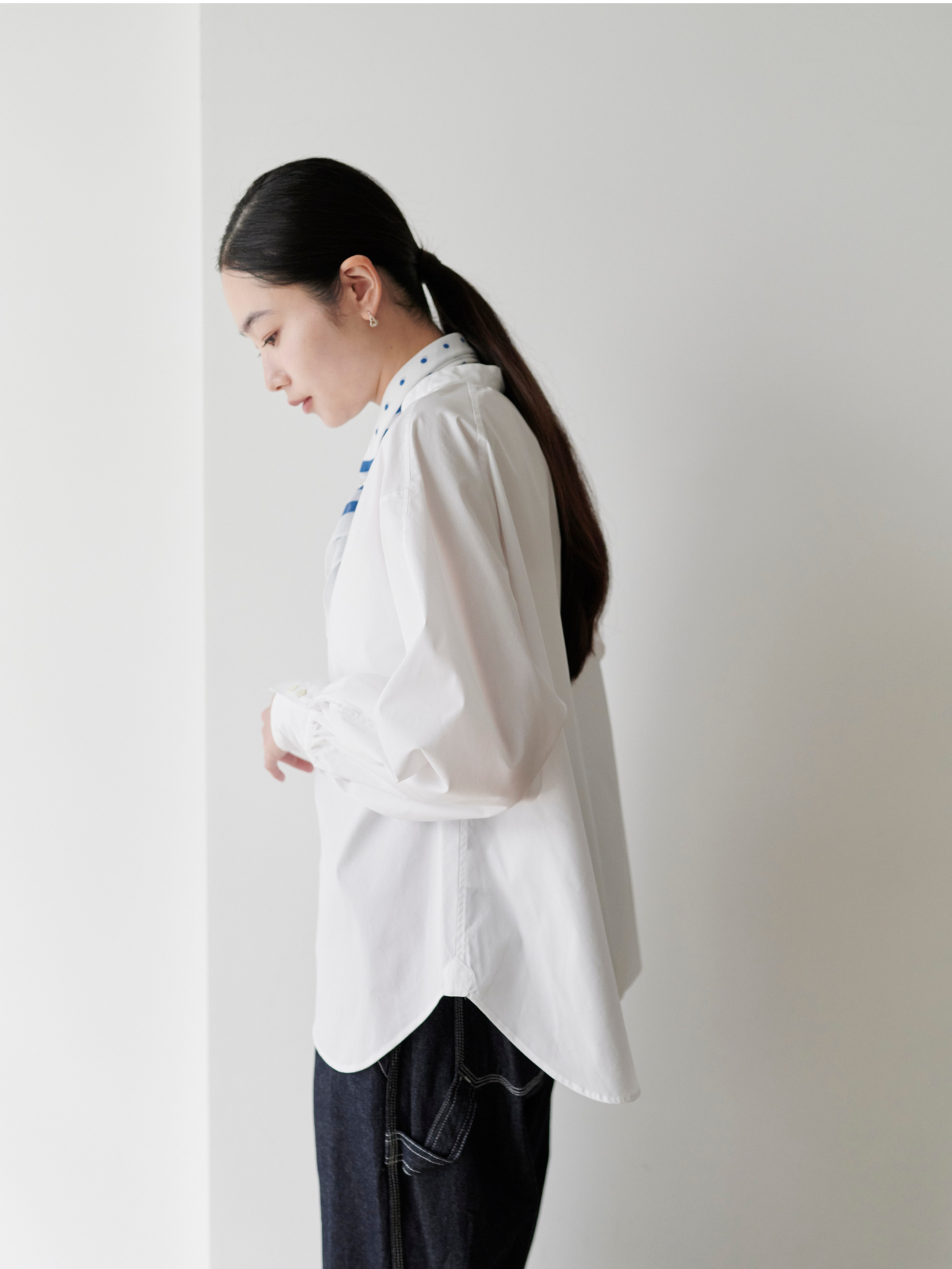 lelill レリル ピマソロ スプリットブラウス