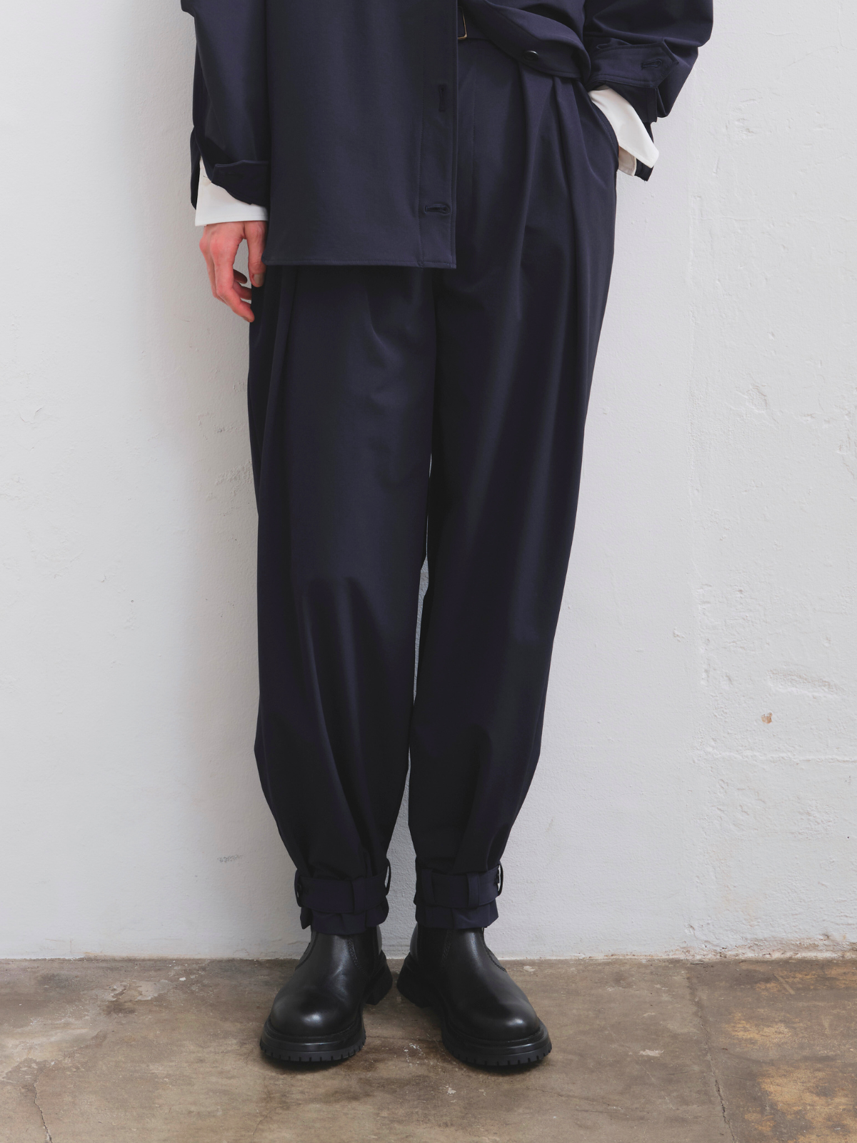 lelill レリル 2WAY ベルテッドパンツ