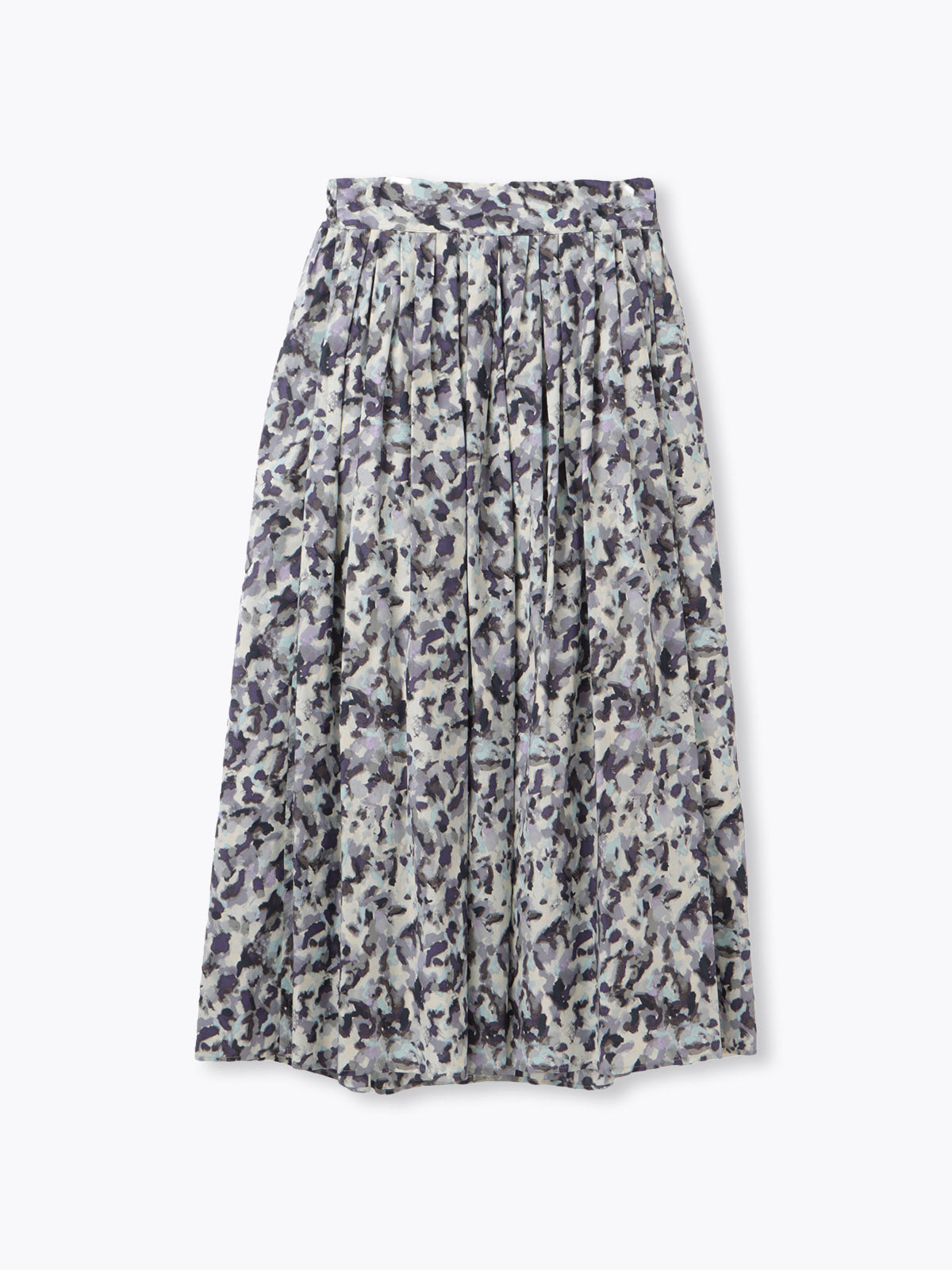 lelill レリル ボタニカルモザイクフレアースカート