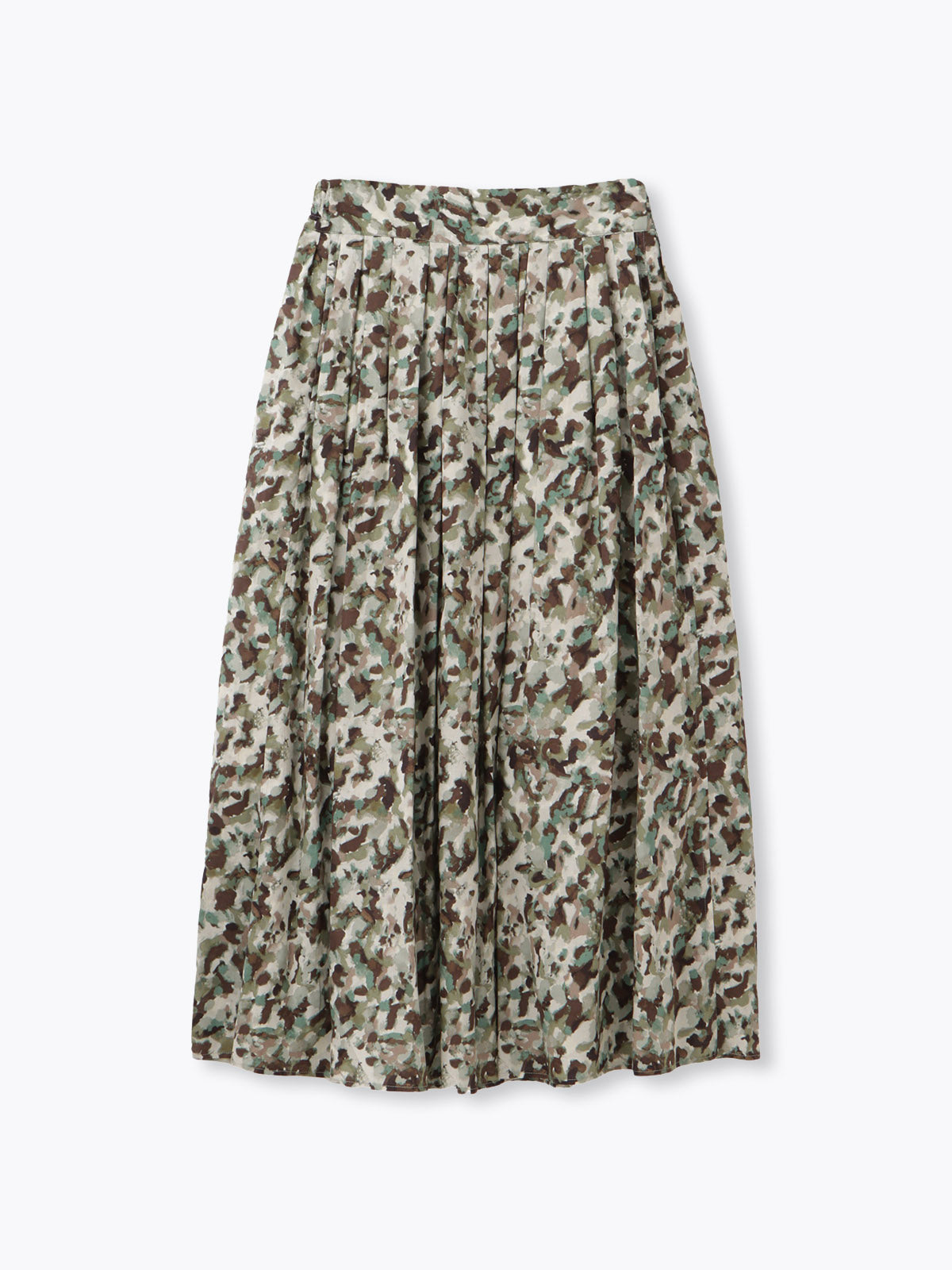 lelill レリル ボタニカルモザイクフレアースカート