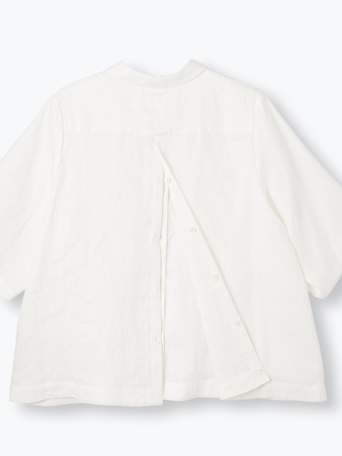 lelill レリル リネンバックオープン半袖